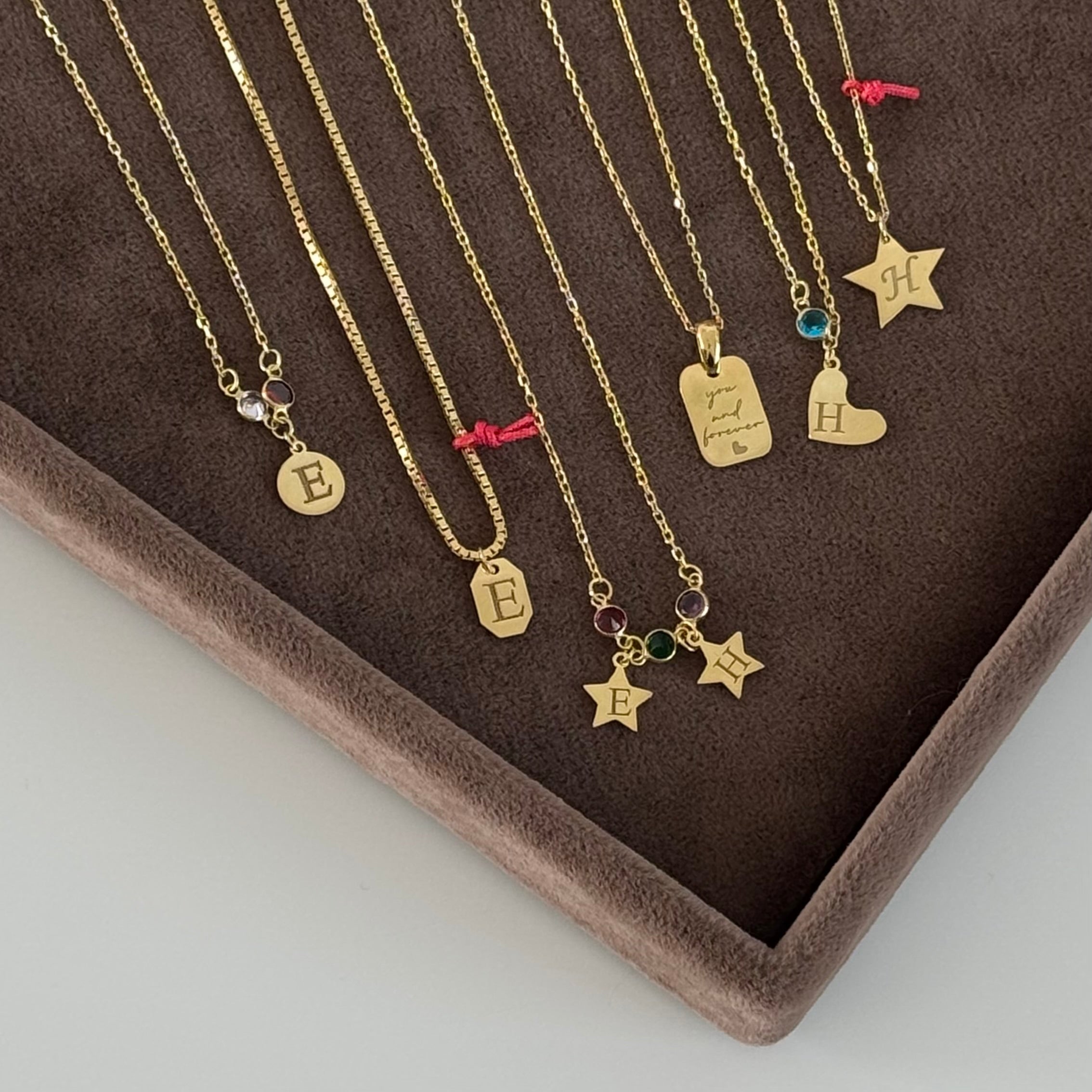 ŞANS İPLİ YILDIZ PLAKA KOLYE | 925 GÜMÜŞ