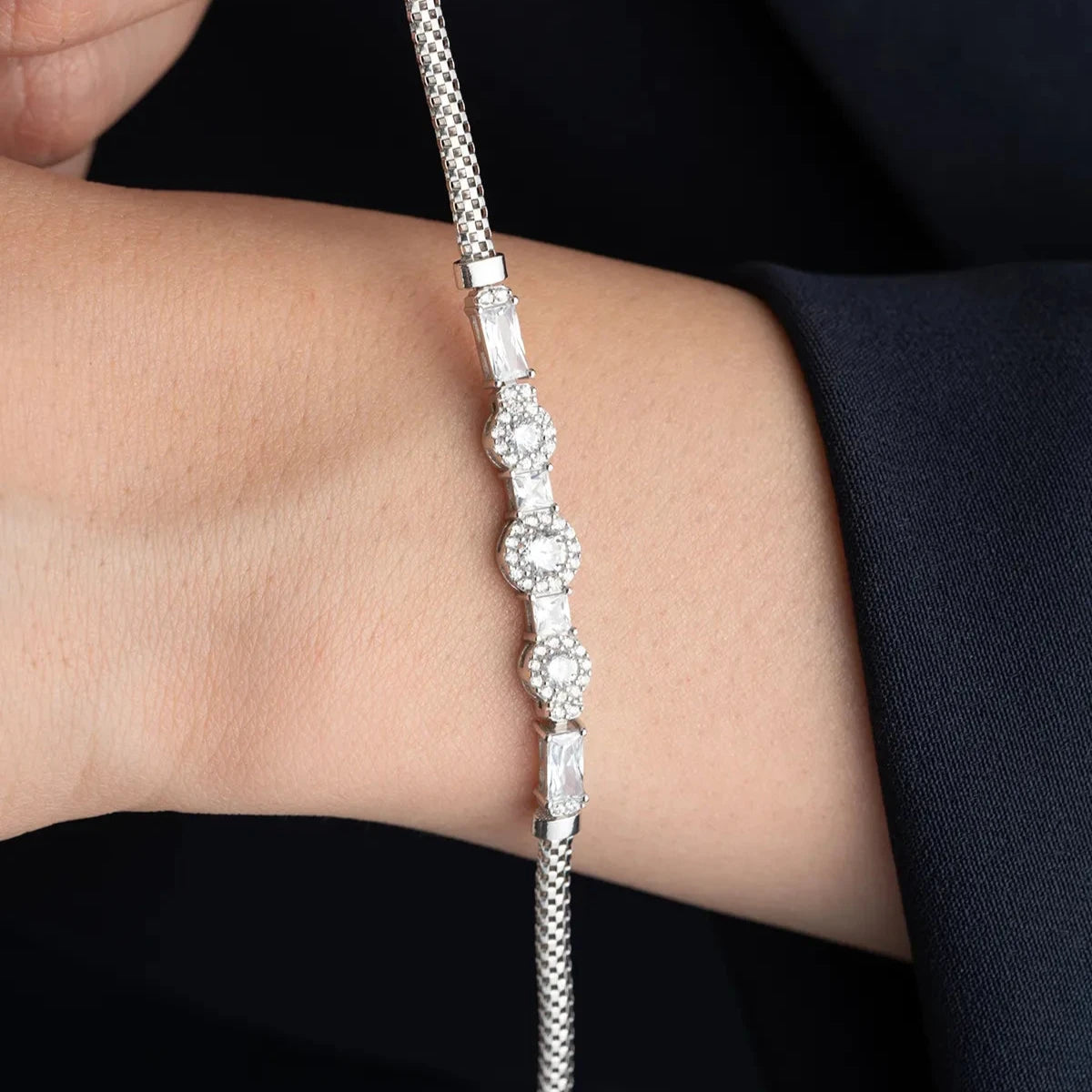 DİAMOND BLOOM BİLEKLİK | 925 GÜMÜŞ