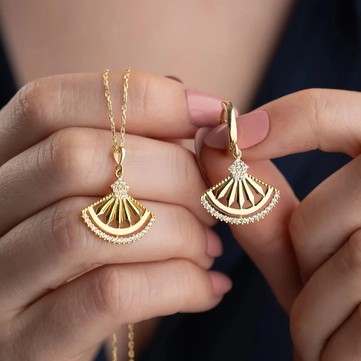 YELPAZE KOLYE KÜPE SET | 925 GÜMÜŞ