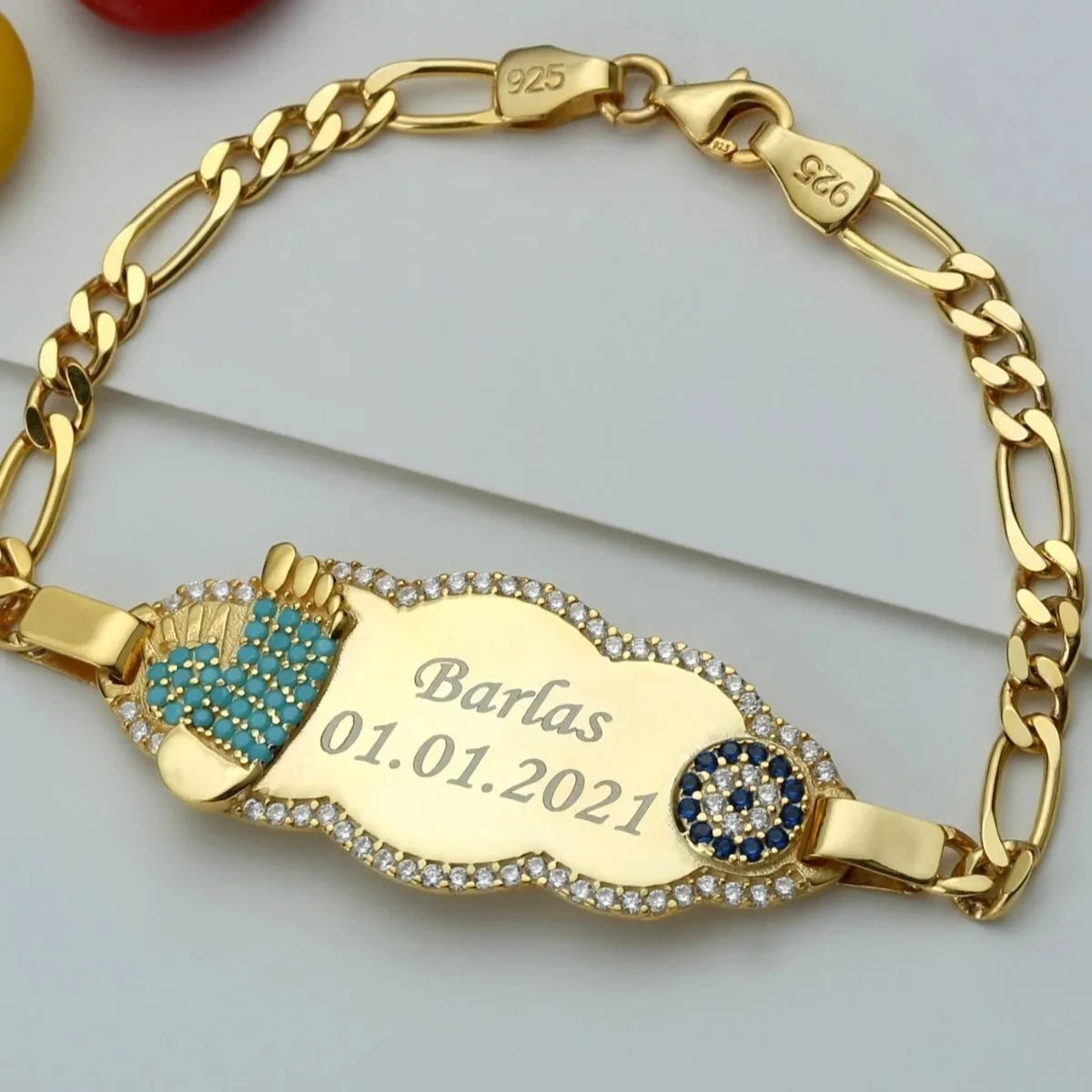 NAZARLI BULUT BEBEK BİLEKLİK | 925 GÜMÜŞ