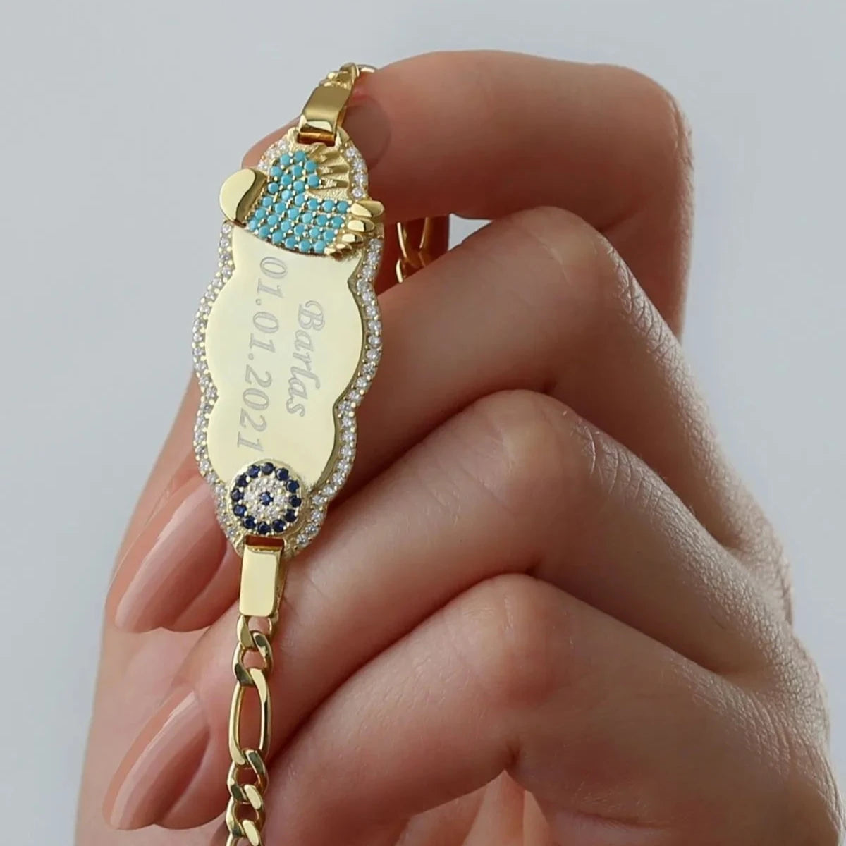 NAZARLI BULUT BEBEK BİLEKLİK | 925 GÜMÜŞ