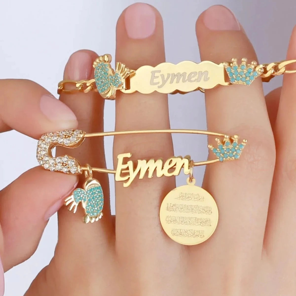 BULUTLU BEBEK BİLEKLİK VE İĞNE SETİ | 925 GÜMÜŞ