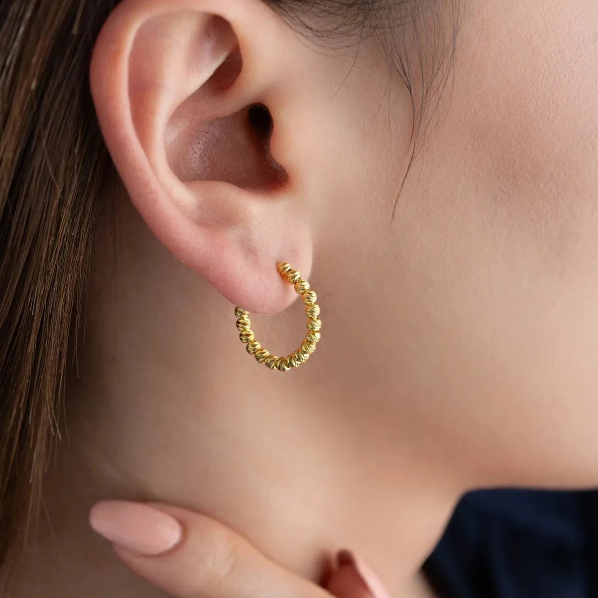 DORİKA SADE KÜPE | 925 GÜMÜŞ