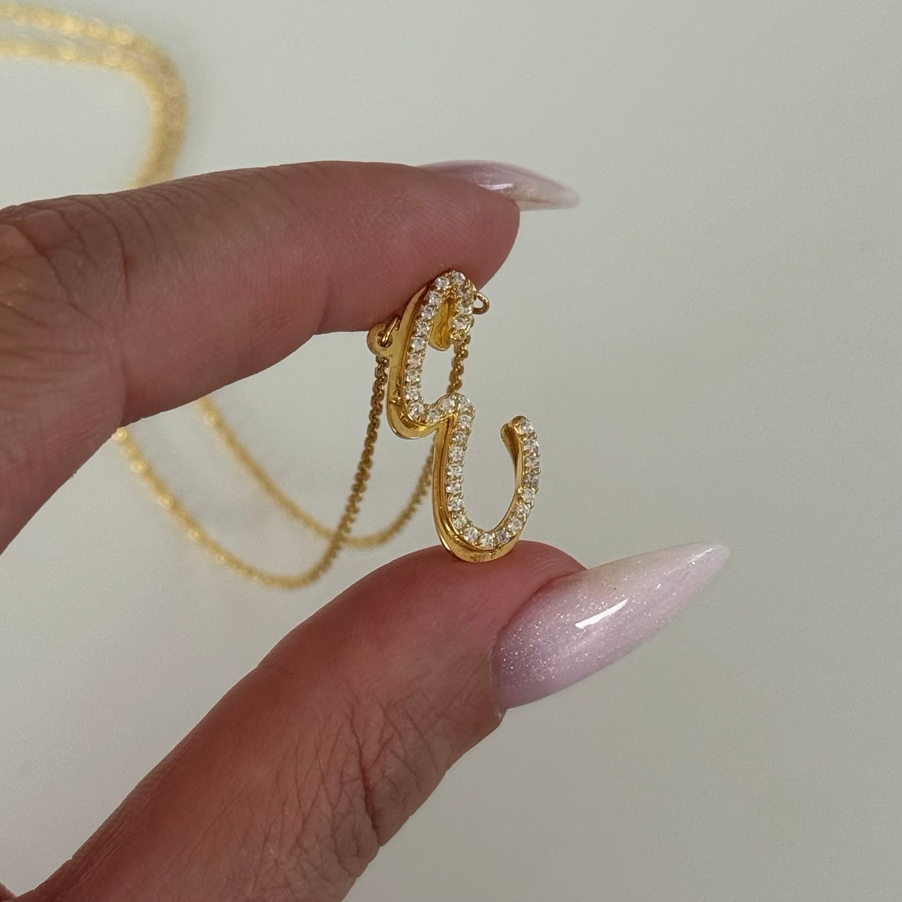 NYX HARF KOLYE | 925 GÜMÜŞ