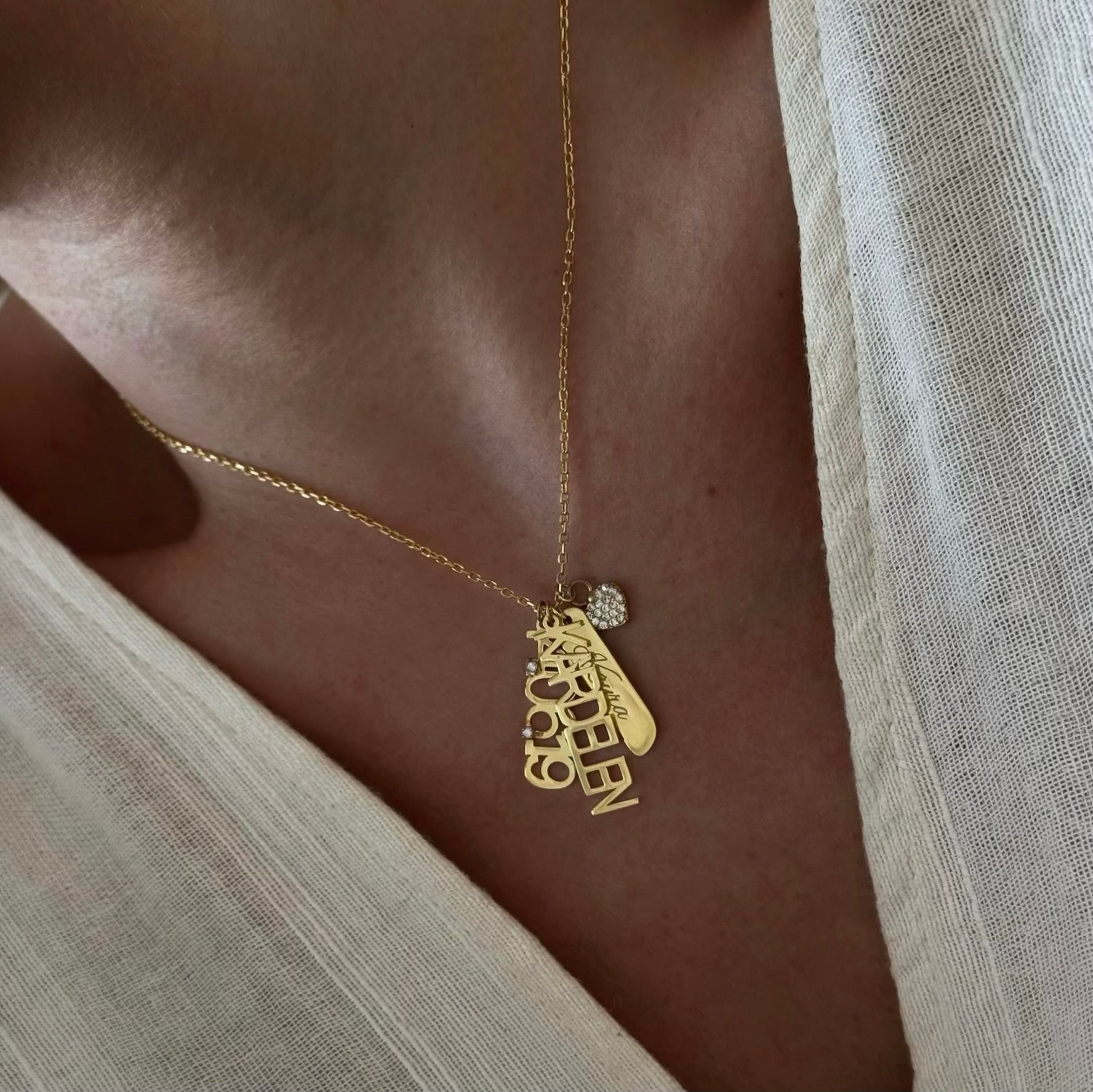 ÇOKLU CHARMLI KOLYE | 925 GÜMÜŞ