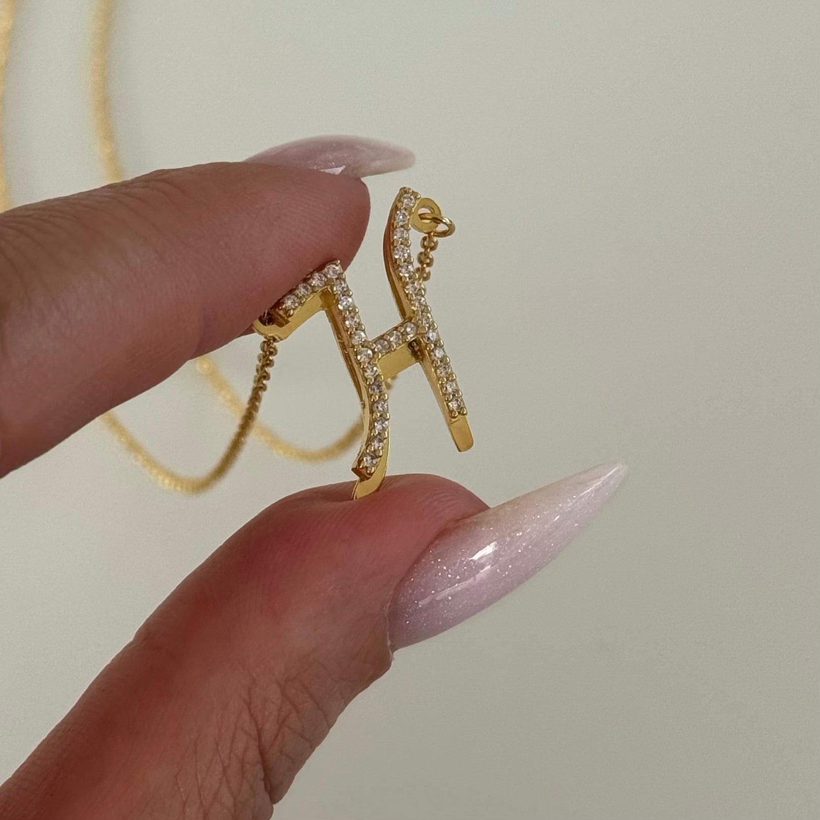 NYX HARF KOLYE | 925 GÜMÜŞ