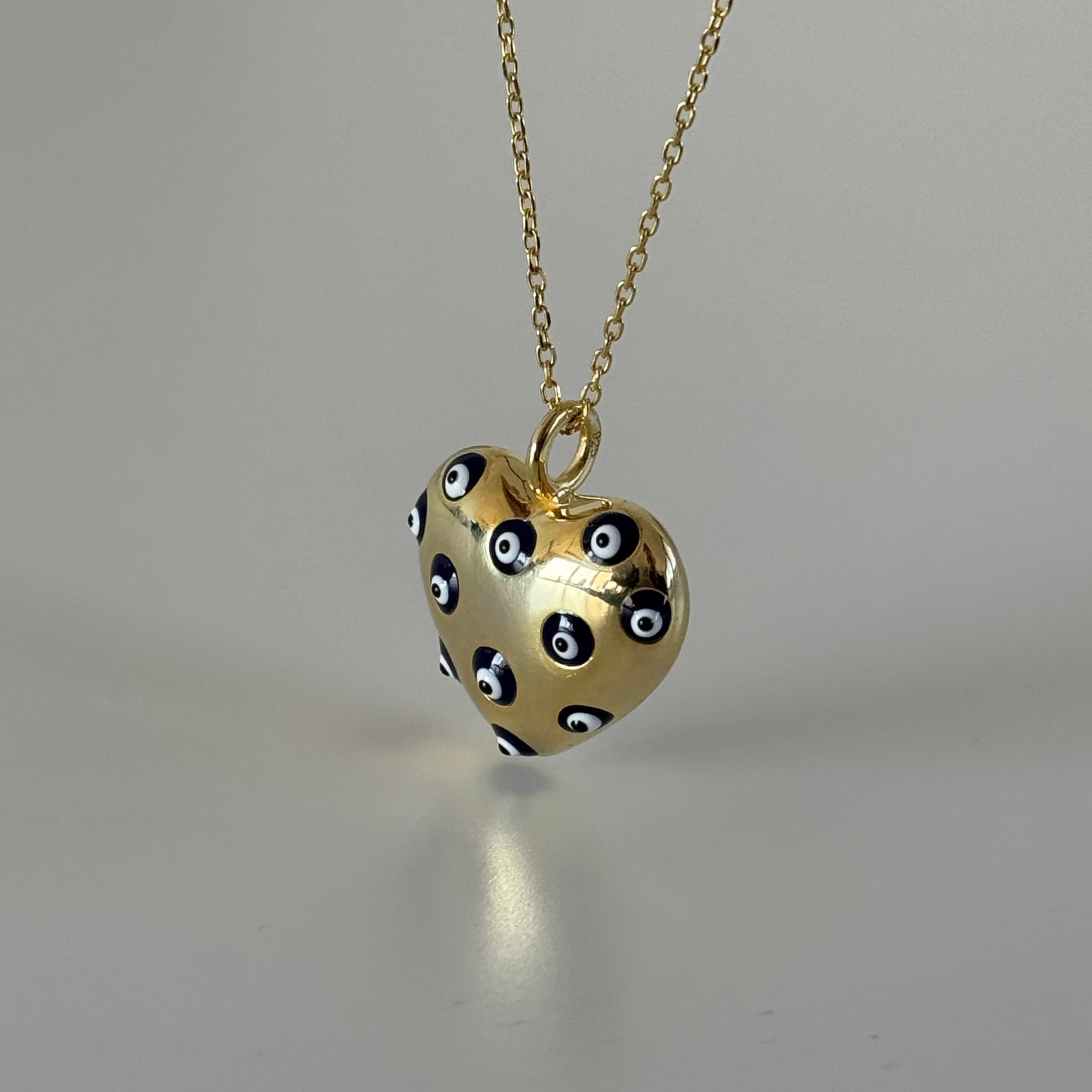 NAZARLI KALP KOLYE | 925 GÜMÜŞ