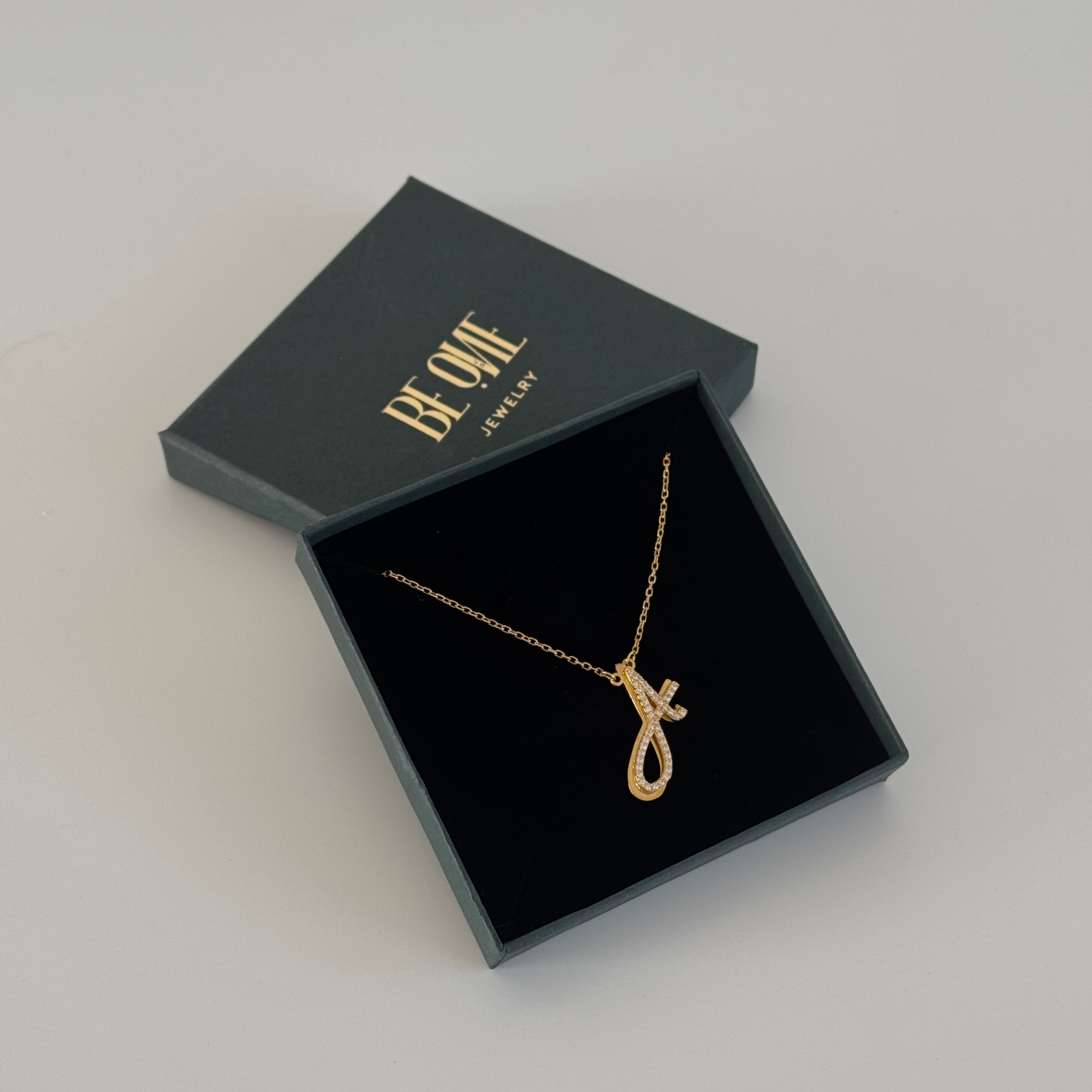 NYX HARF KOLYE | 925 GÜMÜŞ