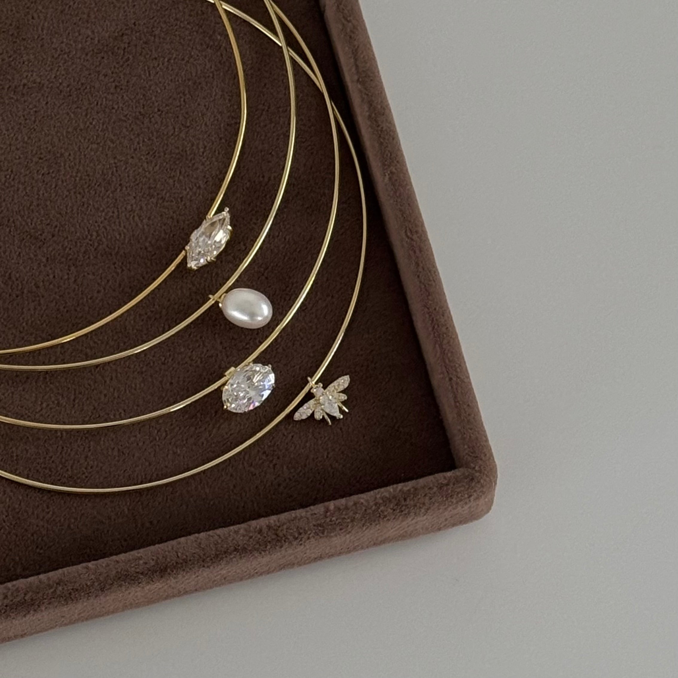 OVAL TAŞ CHOCKER | 925 GÜMÜŞ