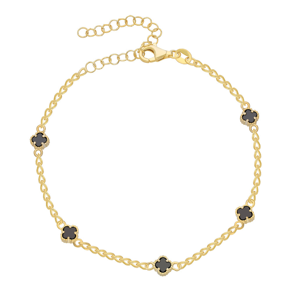 5'Lİ YONCA GURMET BİLEKLİK (ERKEK) | 925 GÜMÜŞ