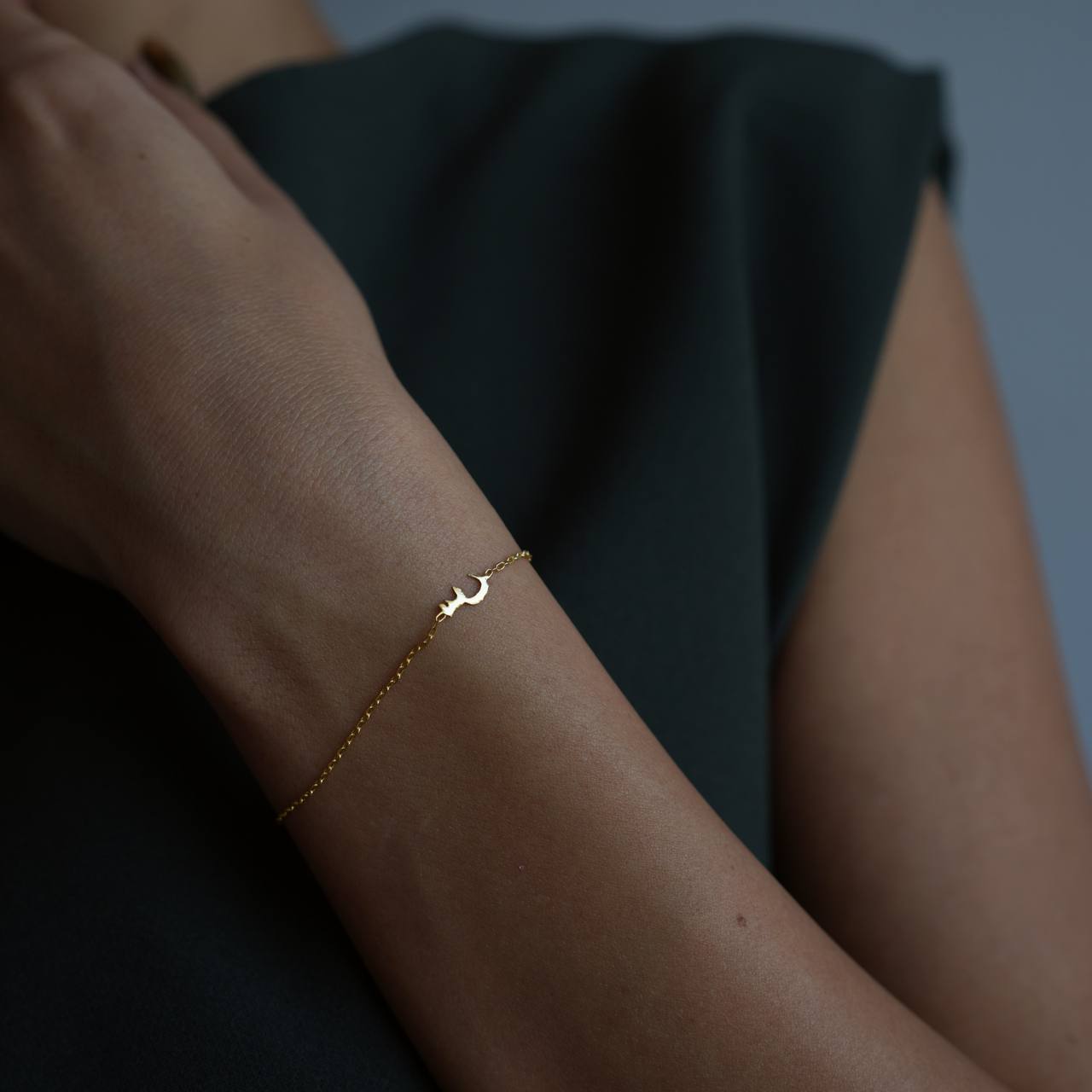 MINIMAL ARABISCHE INITIALEN BRACELET (9010910527831)