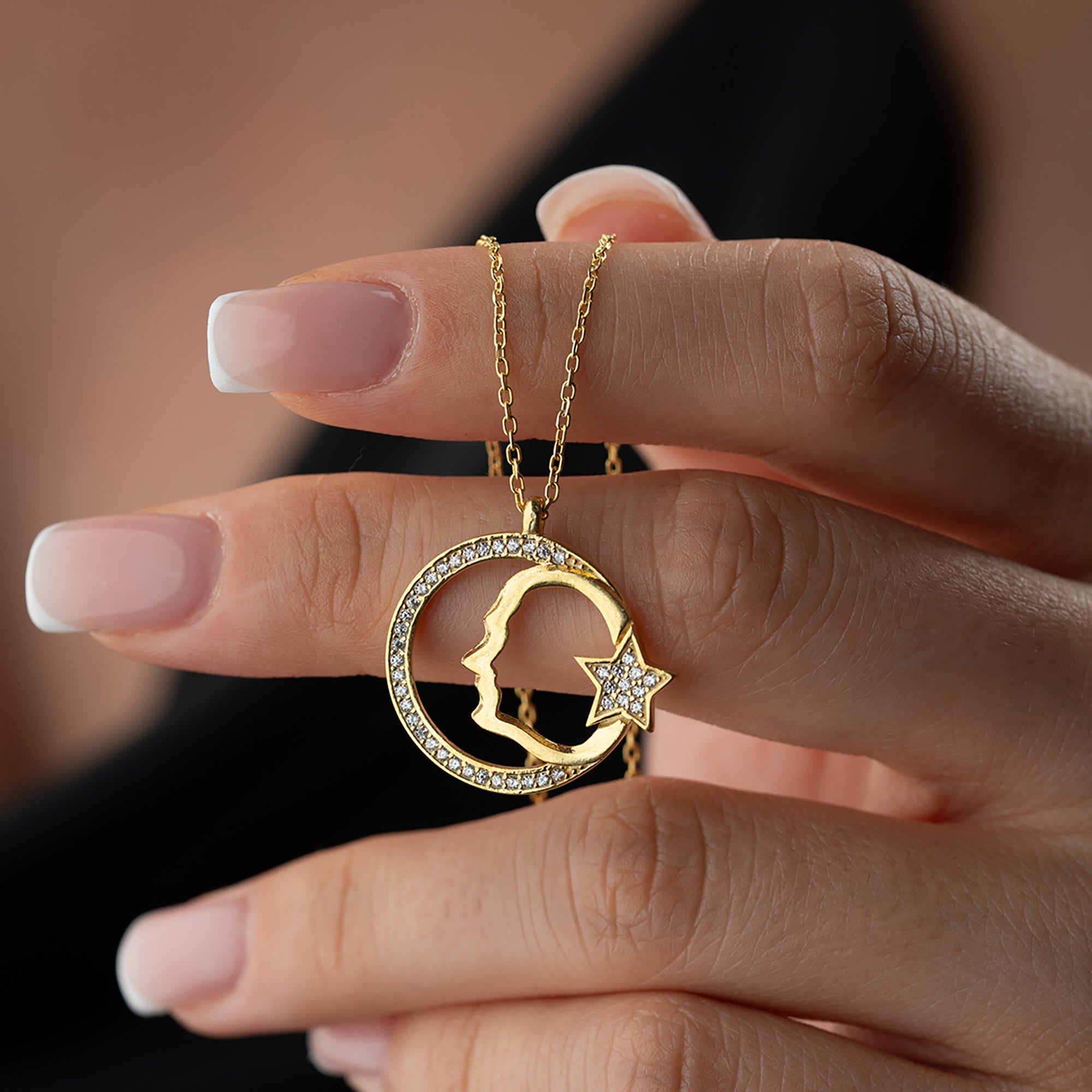 AYYILDIZLI ATATÜRK KOLYE | 925 GÜMÜŞ