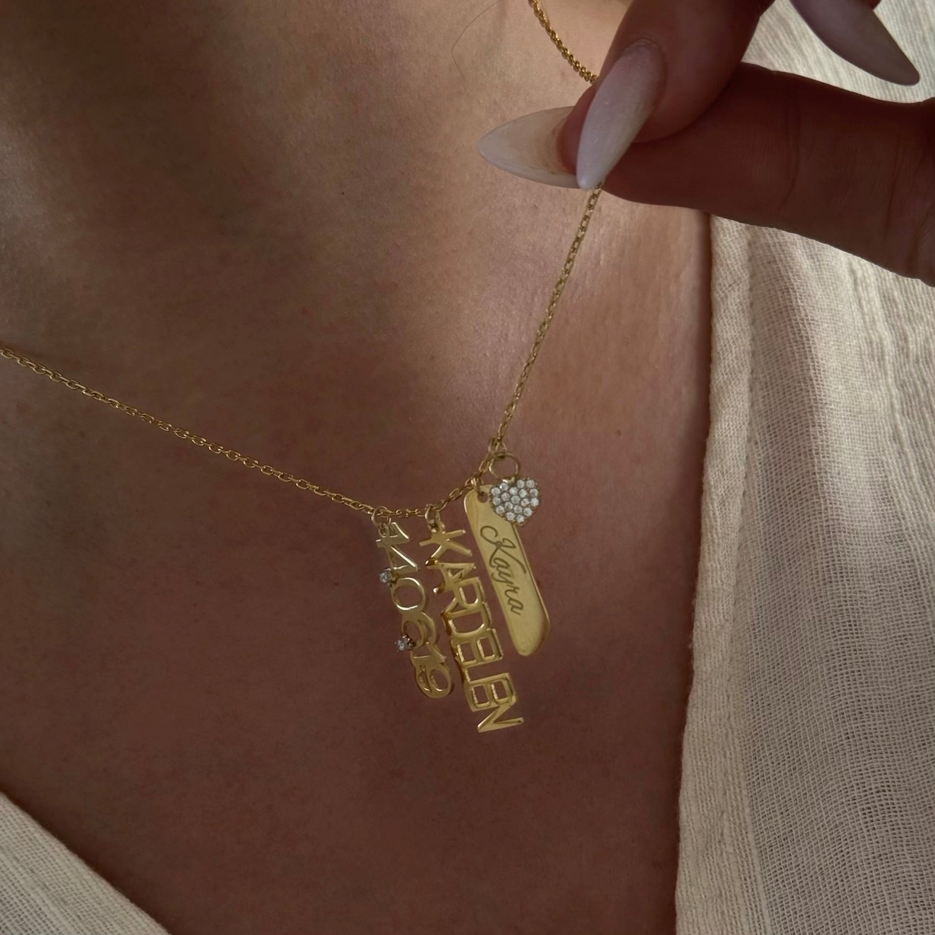 ÇOKLU CHARMLI KOLYE | 925 GÜMÜŞ