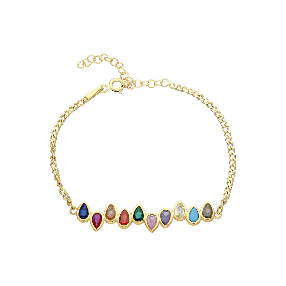 Colorfull Drop Armkette (8614642614615)