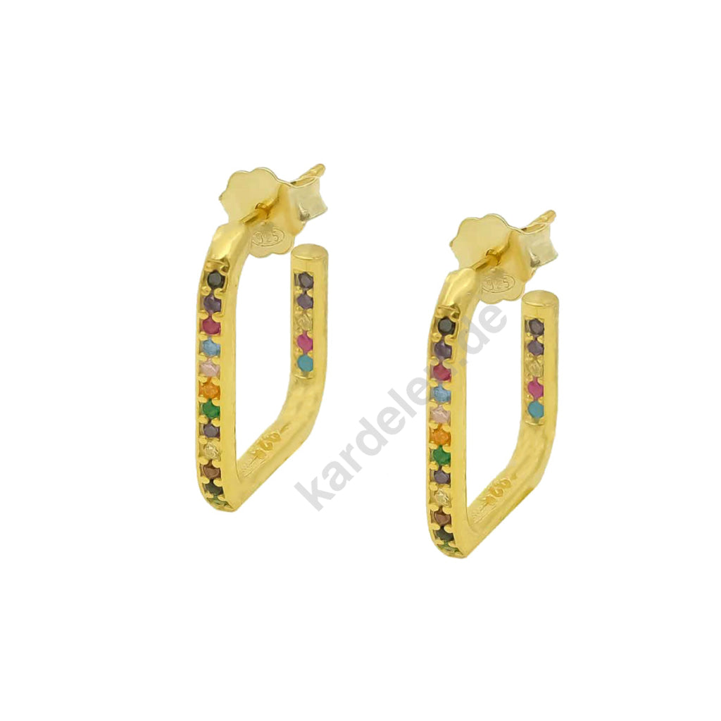 Atlantis Colorfull Creole Ohrring (6991001485357)