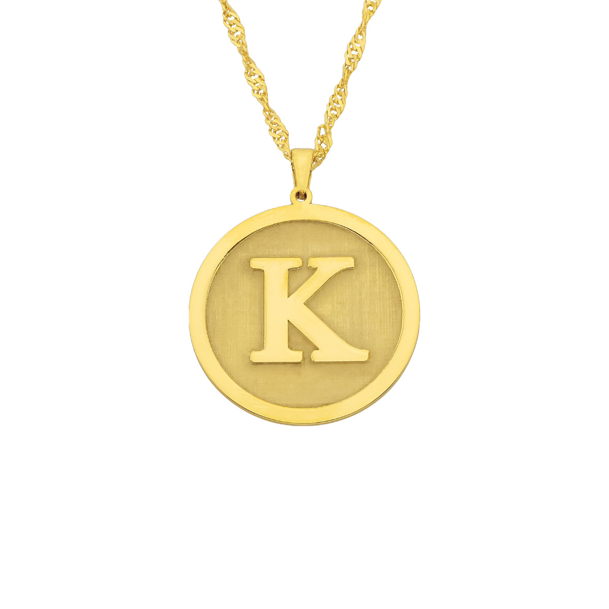 Buchstaben Engraved Kette (7017379364909)
