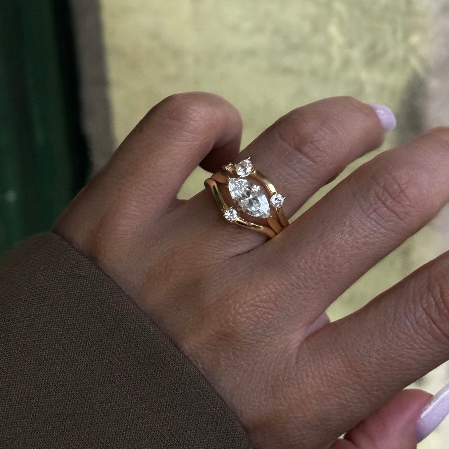 TRİO TAŞLI YÜZÜK | 925 GÜMÜŞ