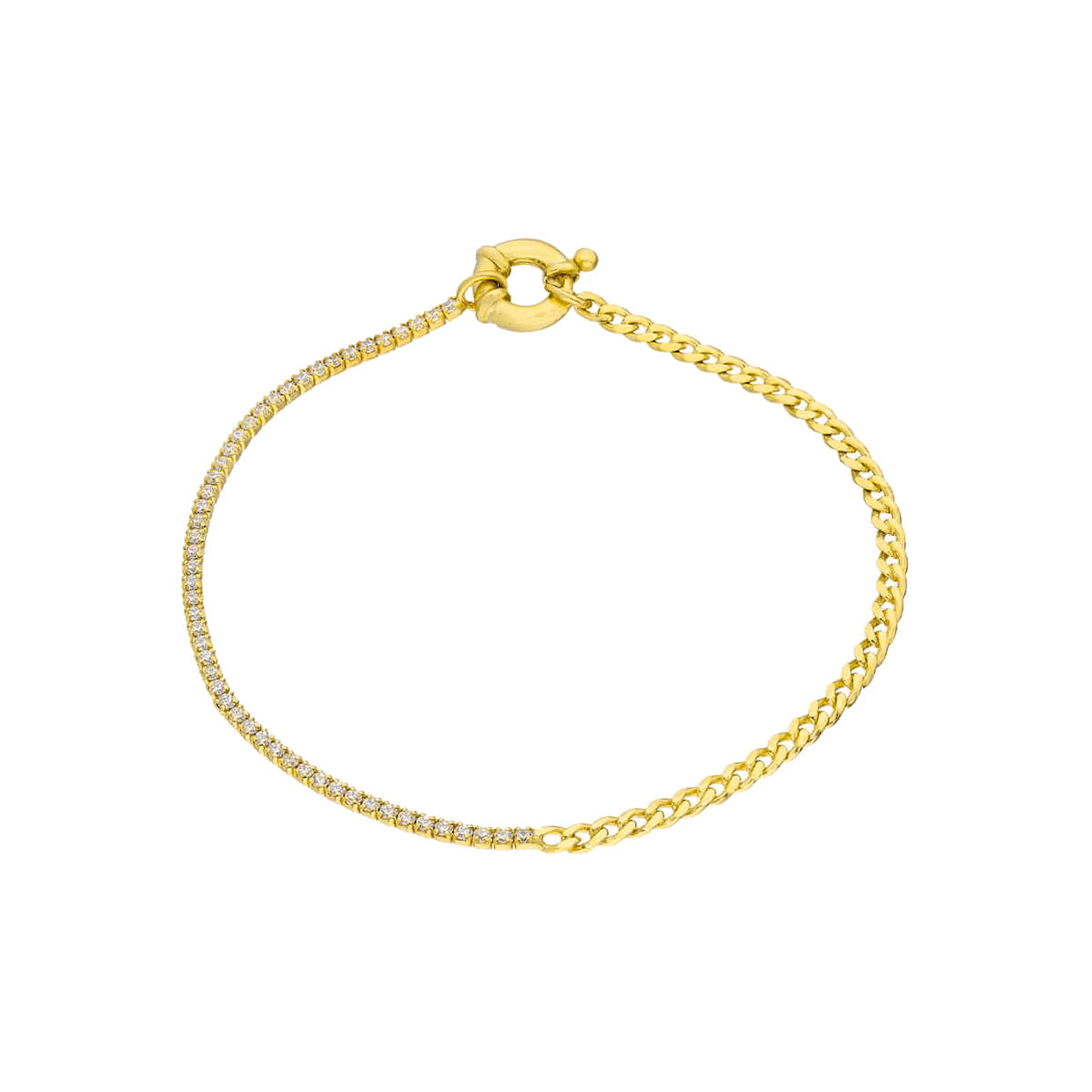 Chain Iced Out Gourmet Armkette (7001216483373)