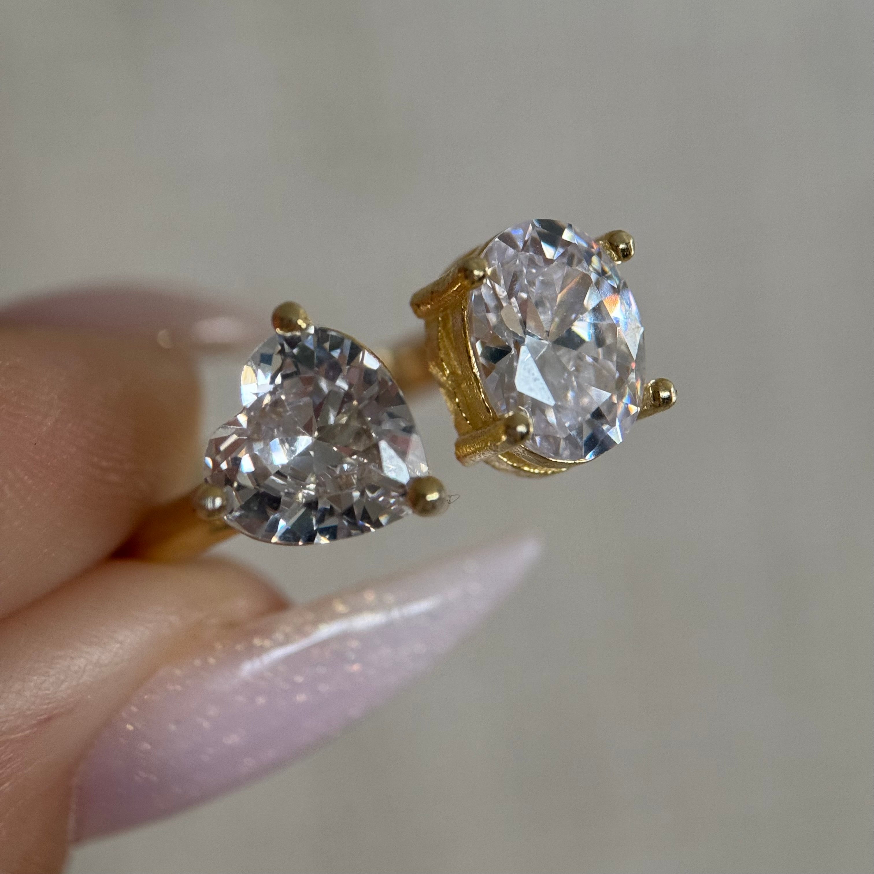 DUO TAŞLI YÜZÜK | 925 GÜMÜŞ