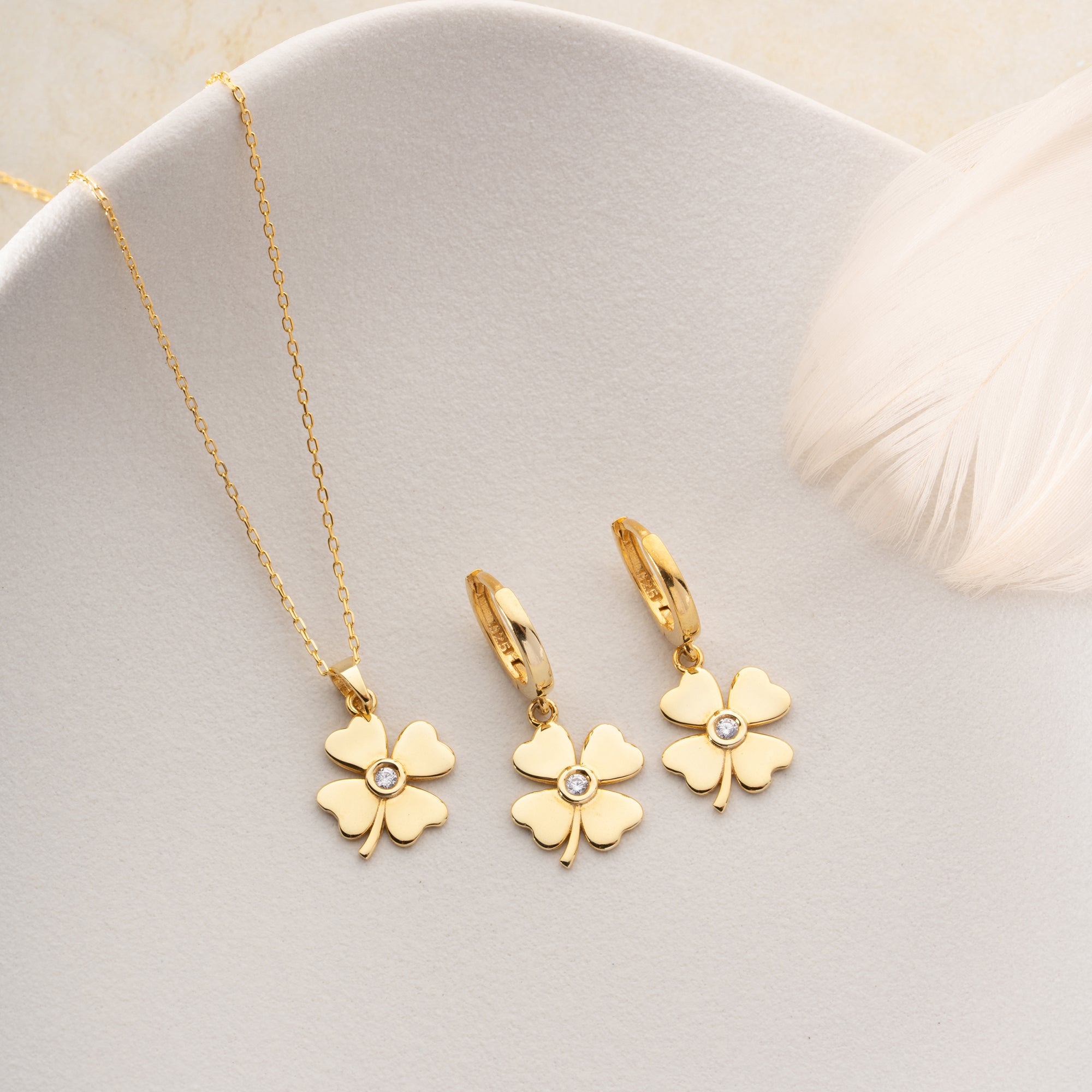 YONCA KOLYE KÜPE SET | 925 GÜMÜŞ