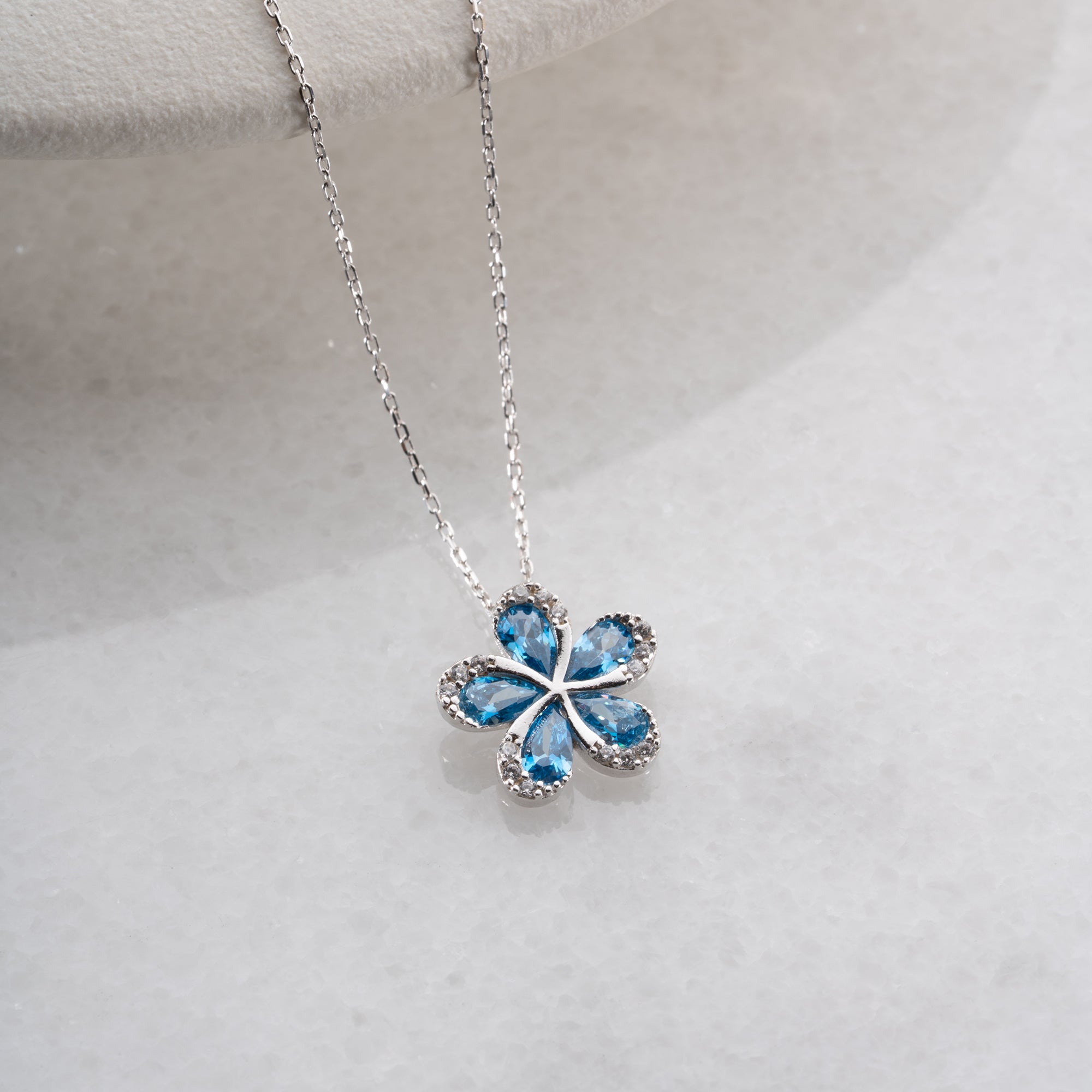 AQUA FLORA KOLYE | 925 GÜMÜŞ