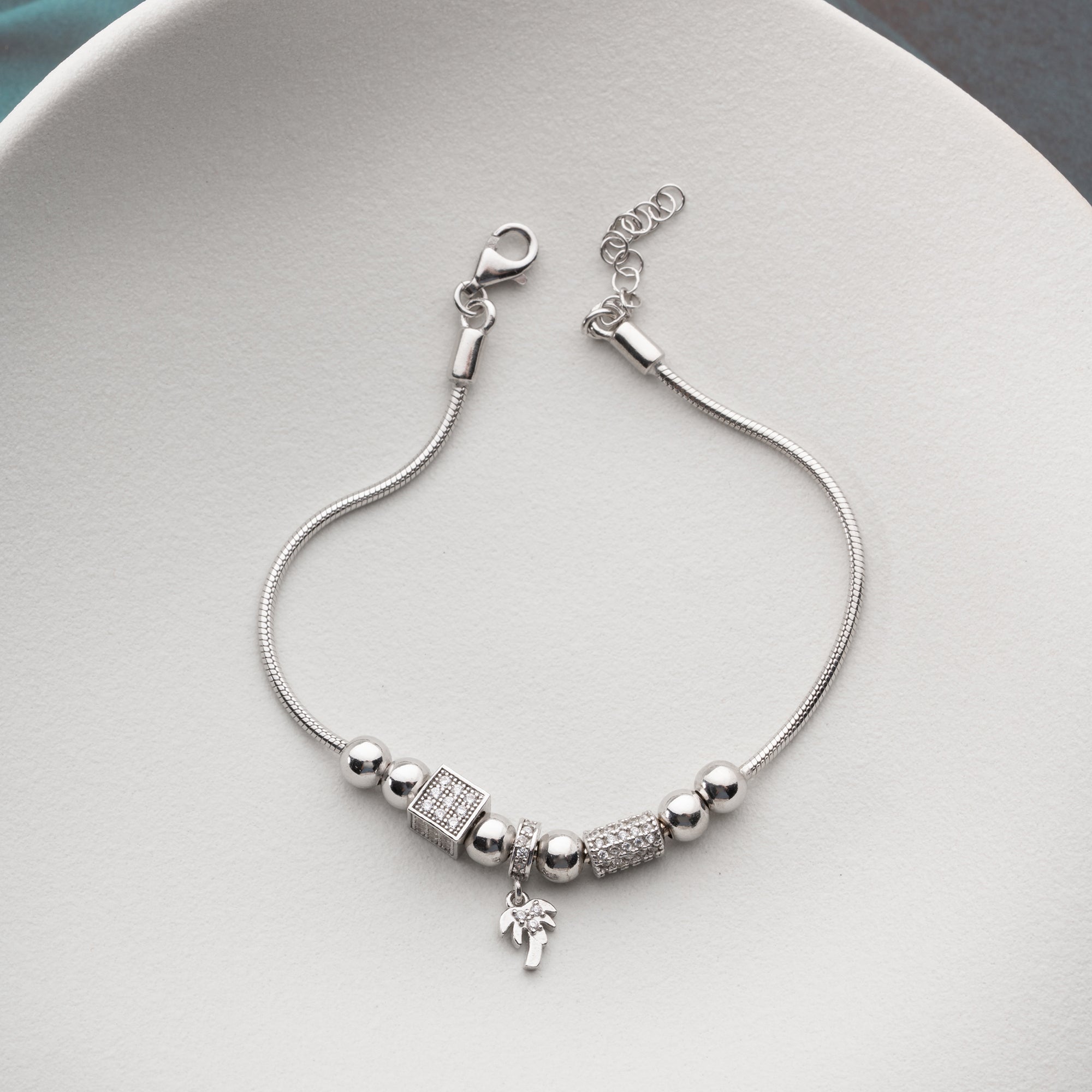 PALMİYE CHARM DORİKA BİLEKLİK | 925 GÜMÜŞ