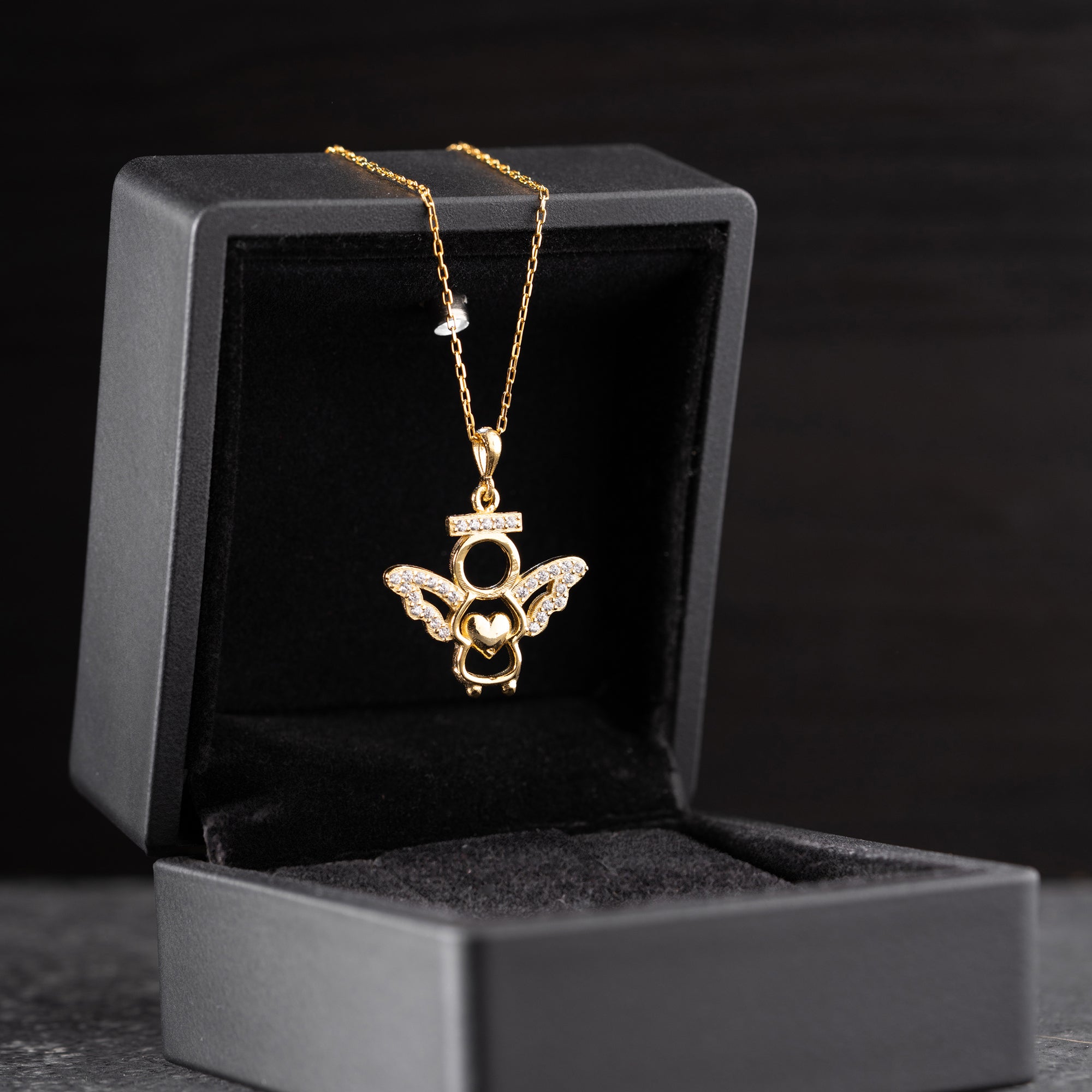 ANGEL HEART KOLYE | 925 GÜMÜŞ
