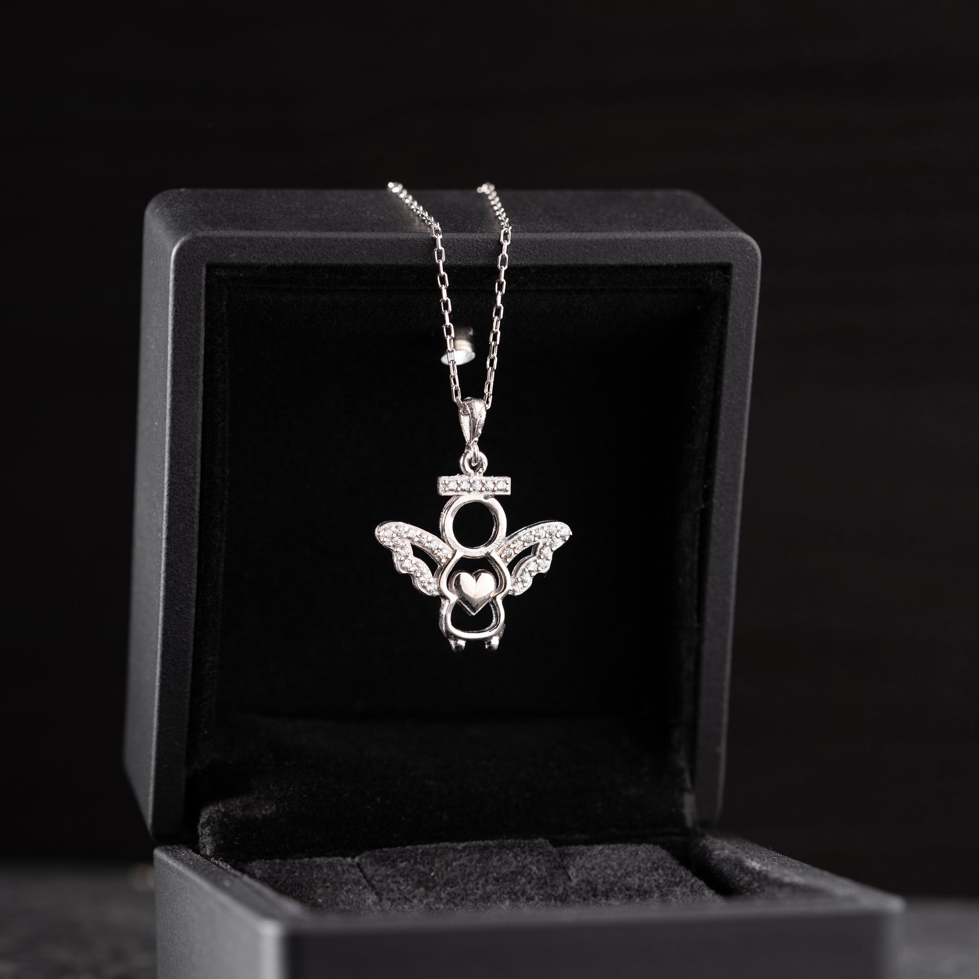ANGEL HEART KOLYE | 925 GÜMÜŞ