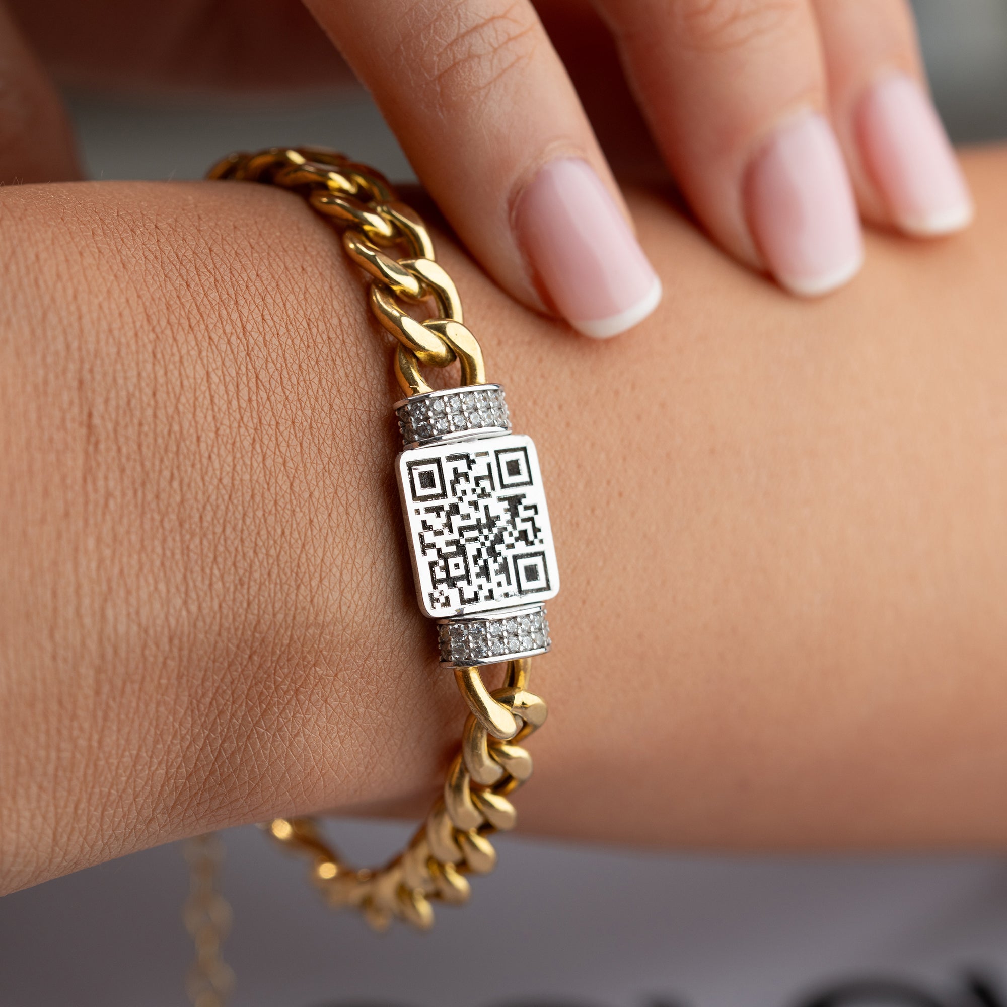 QR GURMET BİLEKLİK | 925 GÜMÜŞ