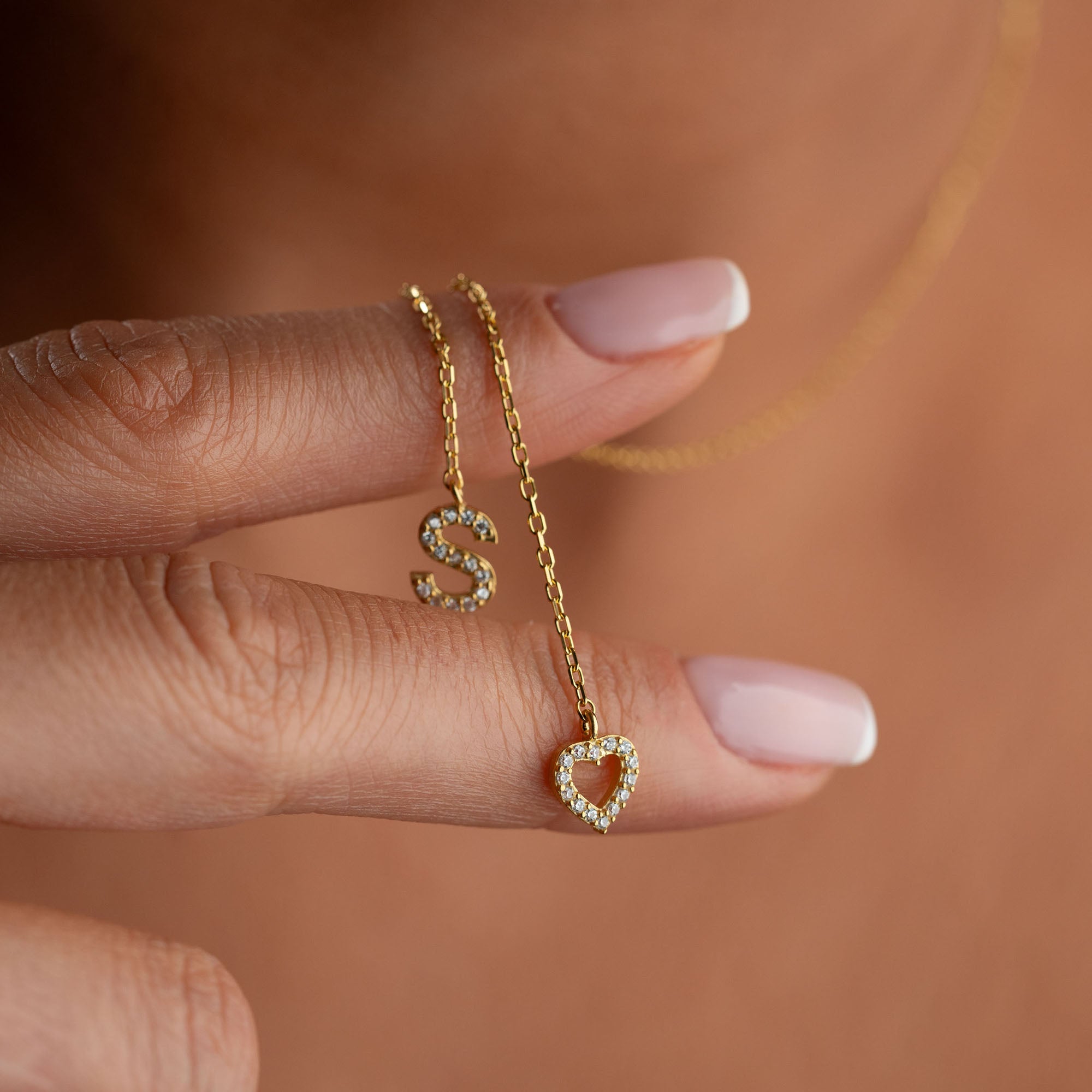LOVE DROP HARF KOLYE | 925 GÜMÜŞ
