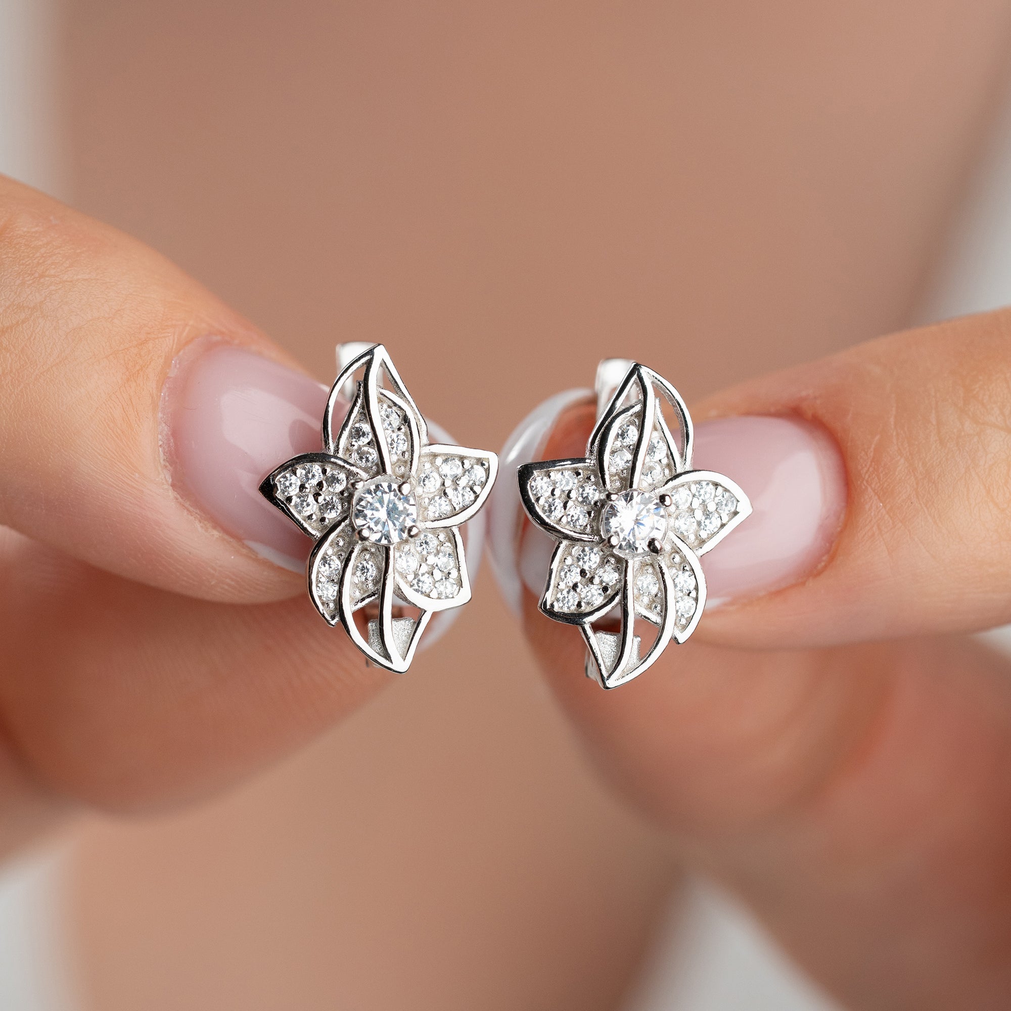 LİLYUM KÜPE | 925 GÜMÜŞ