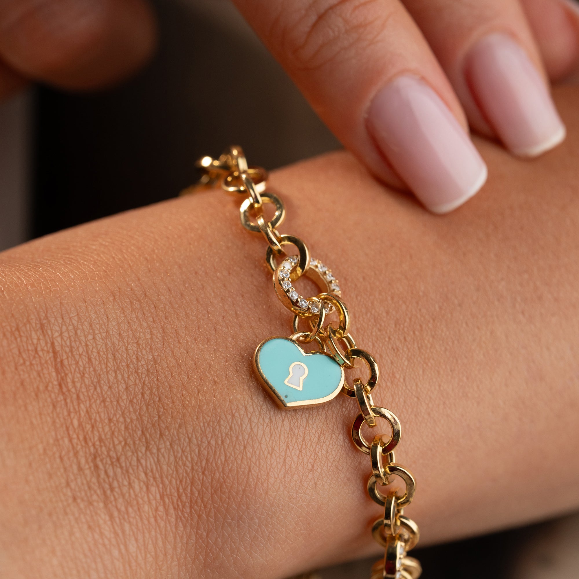 BLUE CHARM BİLEKLİK | 925 GÜMÜŞ