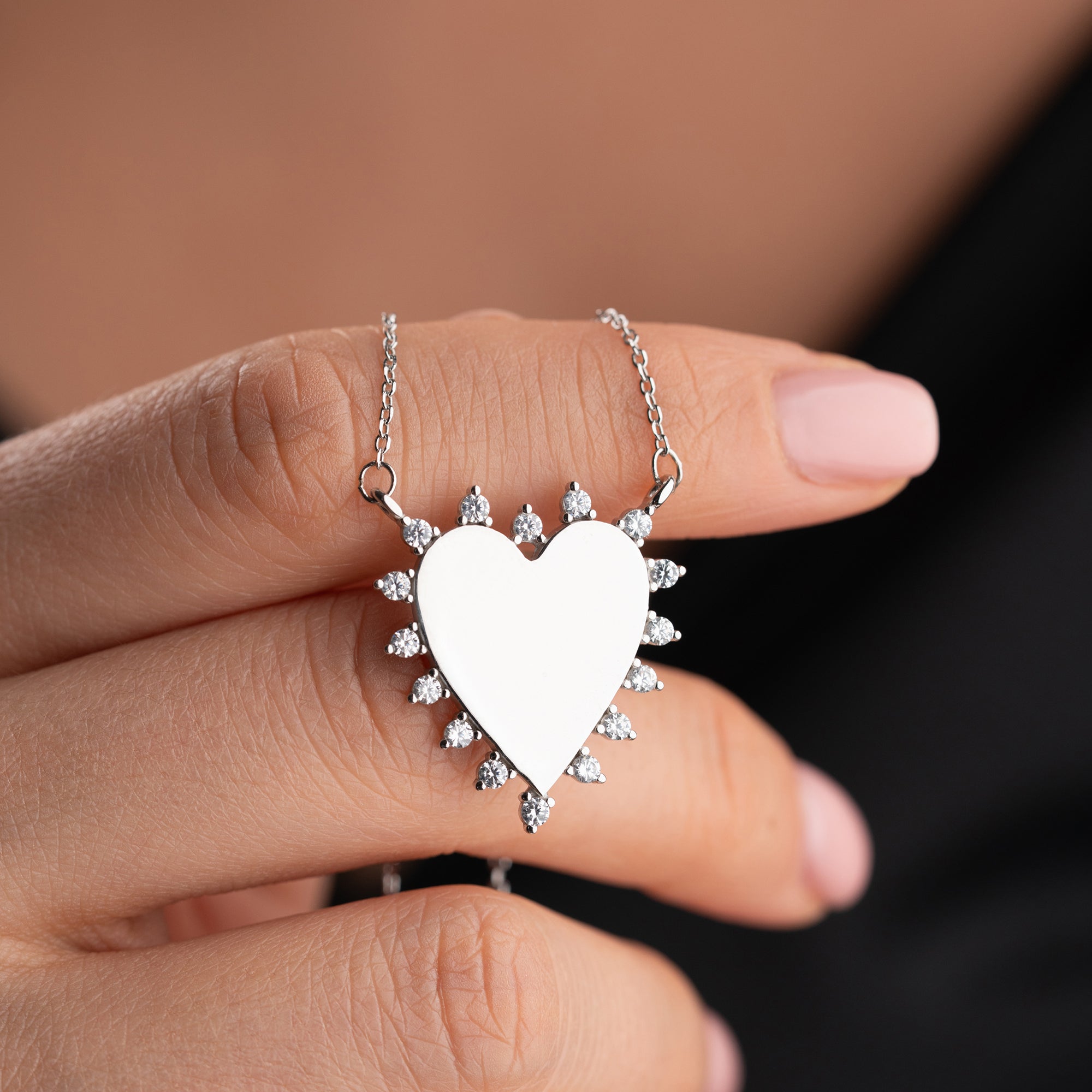 HALO HEART KOLYE | 925 GÜMÜŞ