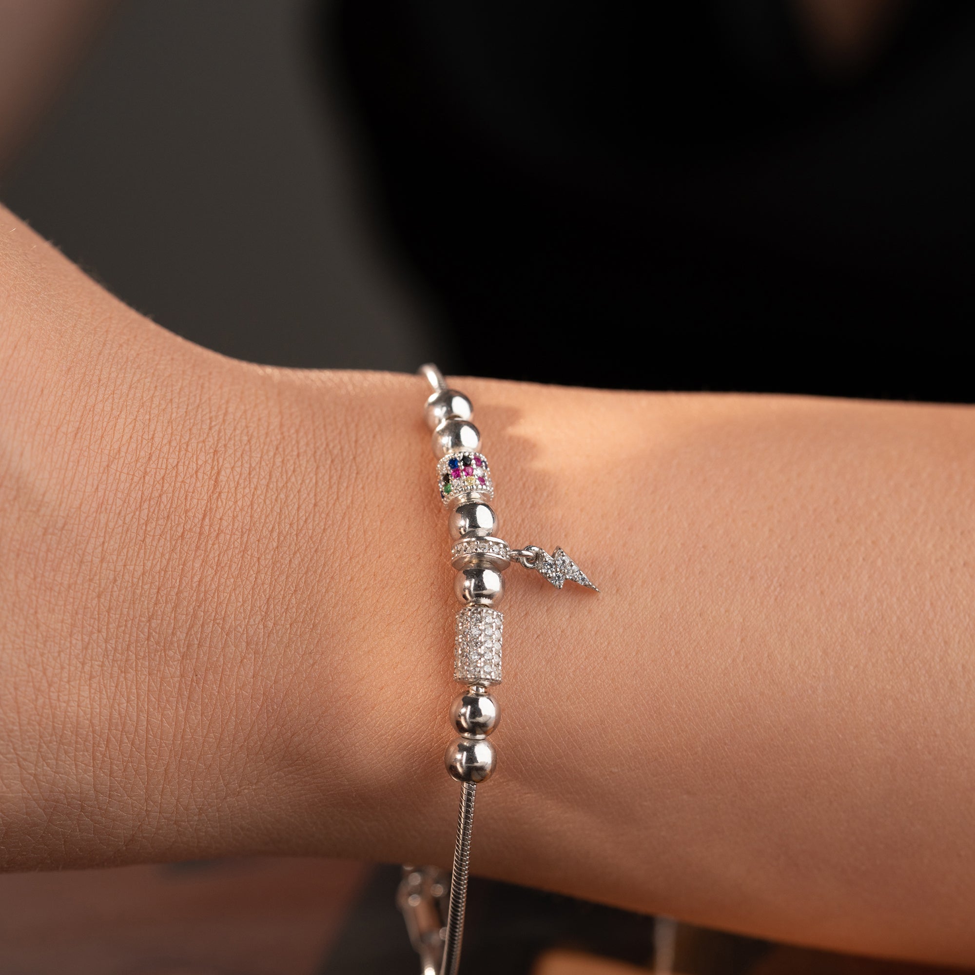 ŞİMŞEK CHARM DORİKA BİLEKLİK | 925 GÜMÜŞ