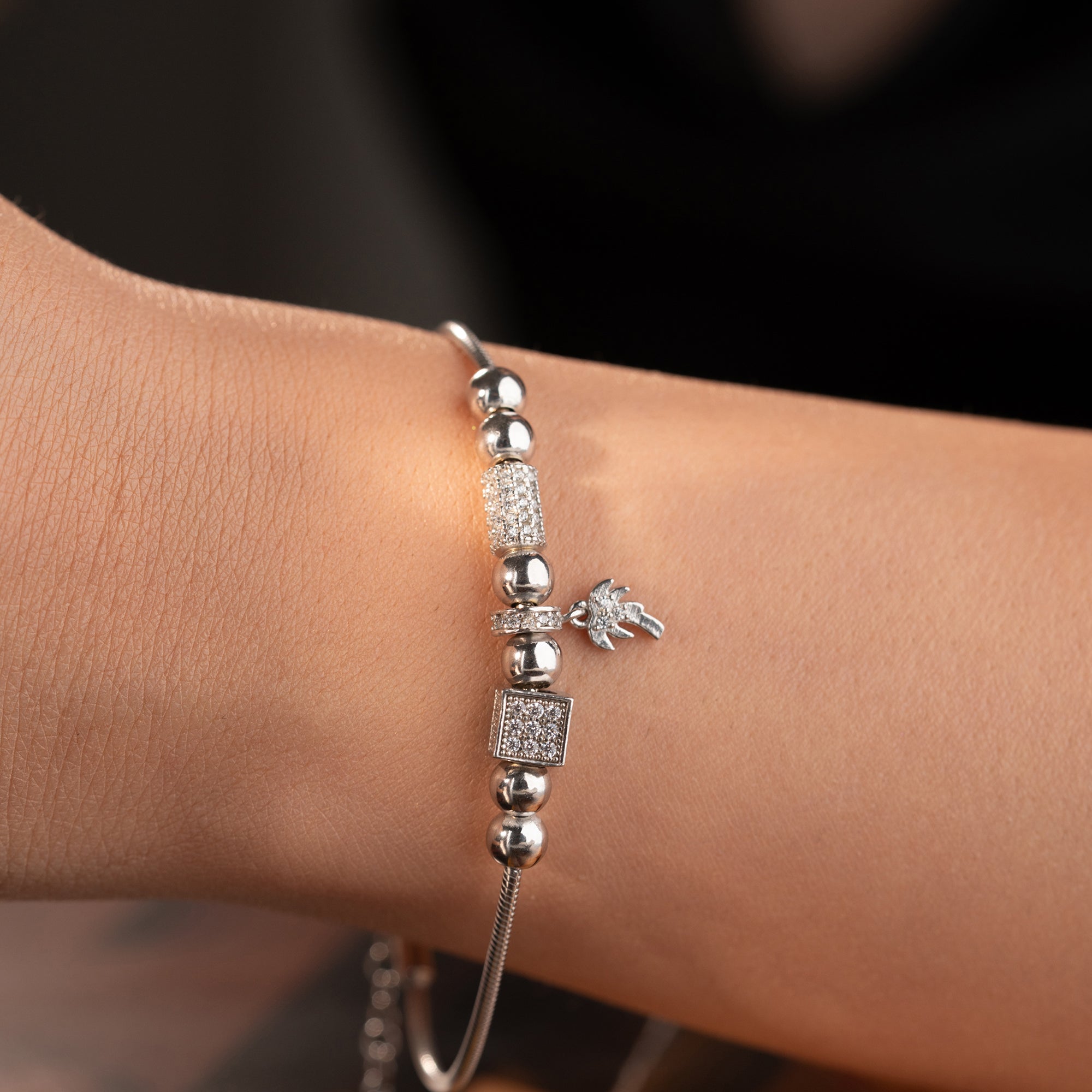 PALMİYE CHARM DORİKA BİLEKLİK | 925 GÜMÜŞ
