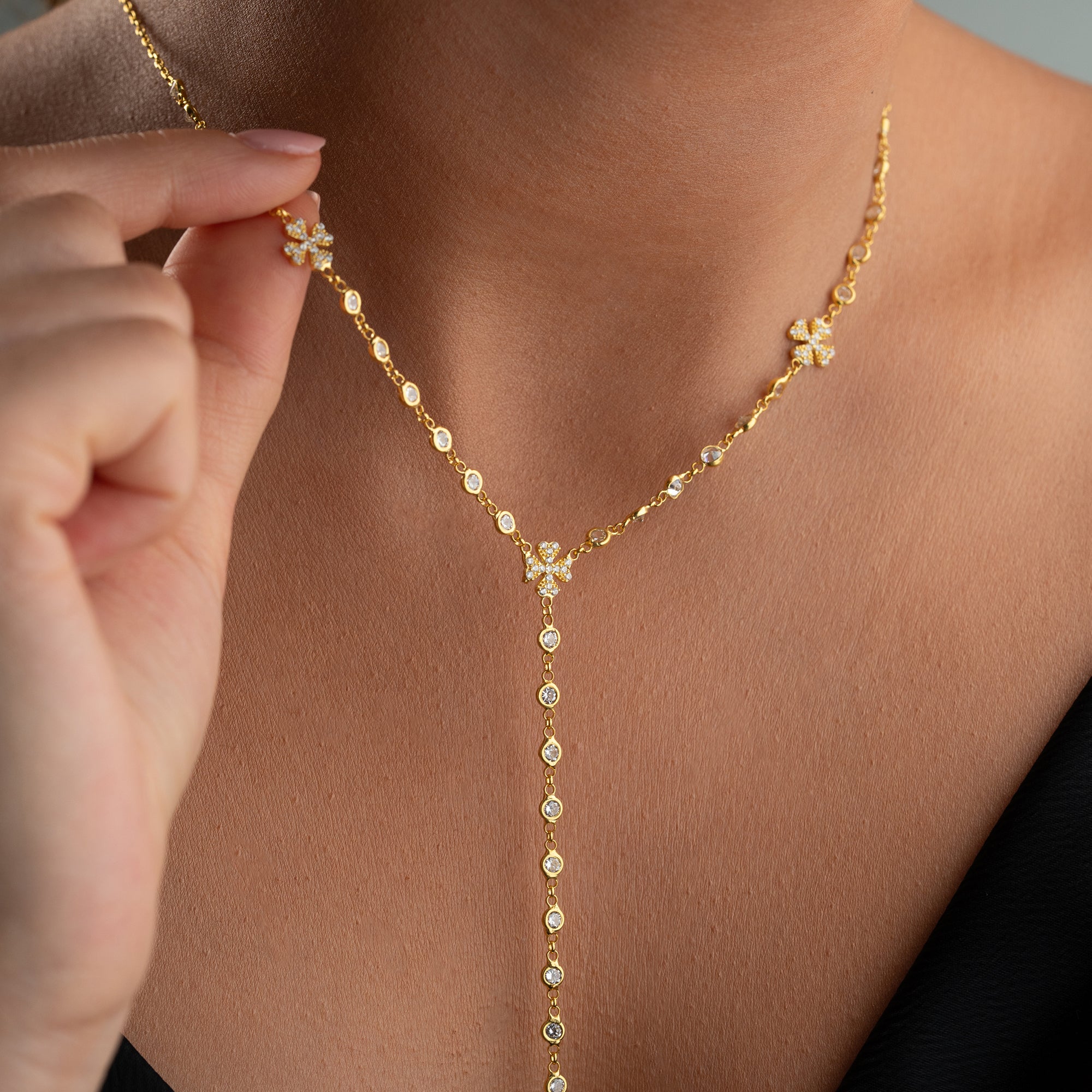 YONCA IŞILTISI Y KOLYE | 925 GÜMÜŞ