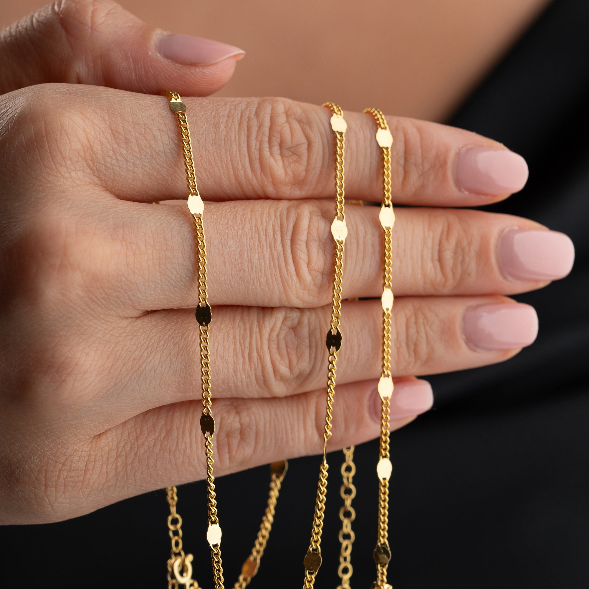 MİA PULLU ZİNCİR KOLYE BİLEKLİK SET | 925 GÜMÜŞ