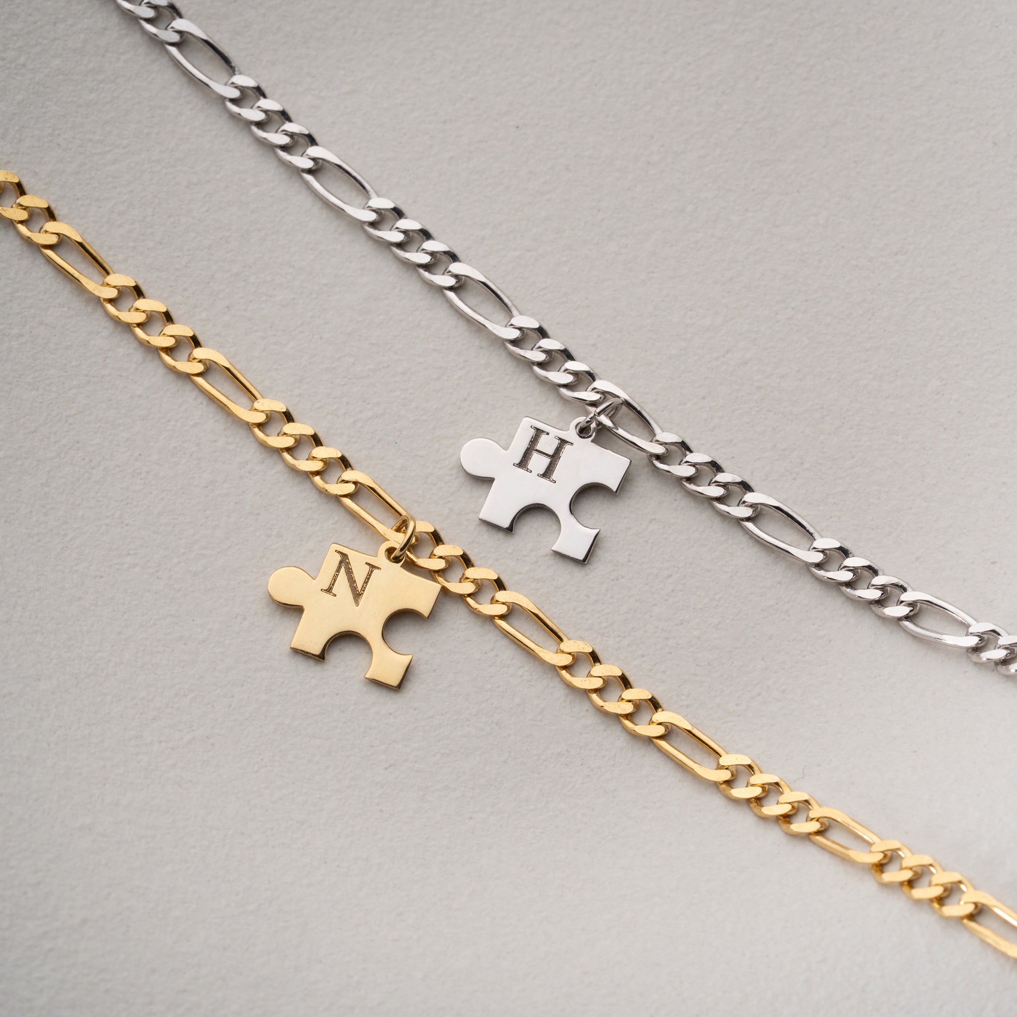 PUZZLE ÇİFT BİLEKLİĞİ | 925 GÜMÜŞ