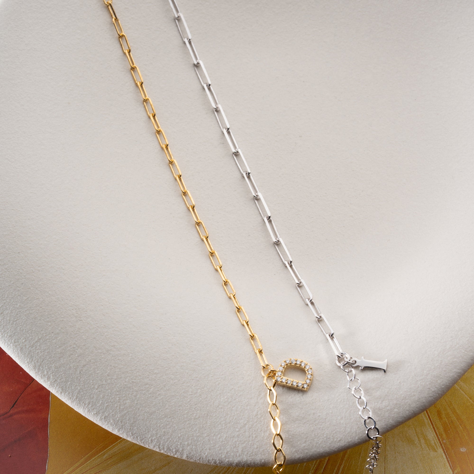 SWİTCH ZİNCİR HARFLİ ÇİFT BİLEKLİK | 925 GÜMÜŞ