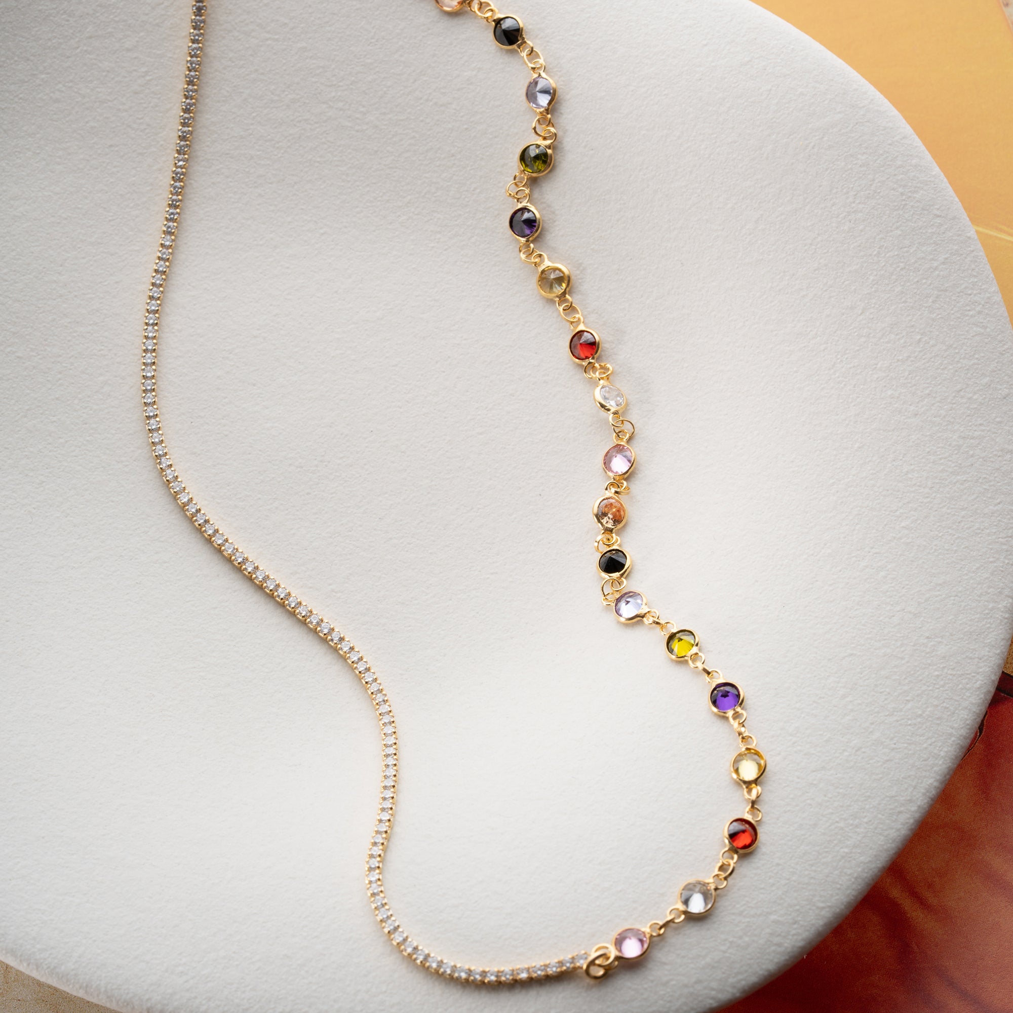 SU YOLU X COLORFULL KOLYE | 925 GÜMÜŞ