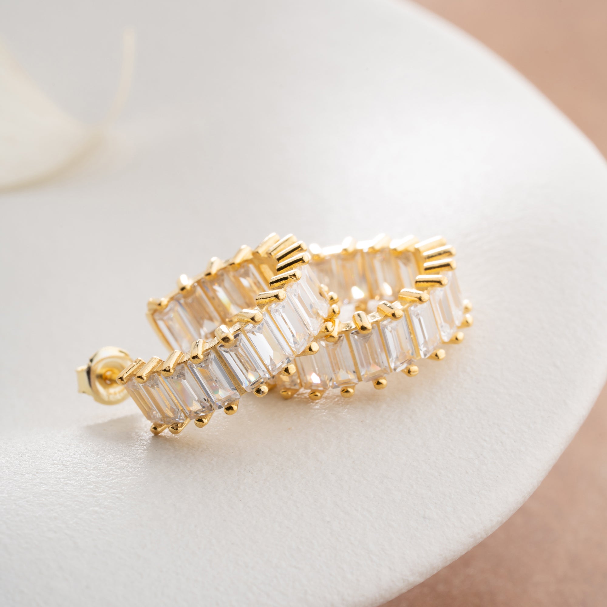 BAGUETTE LEVE KÜPE | 925 GÜMÜŞ