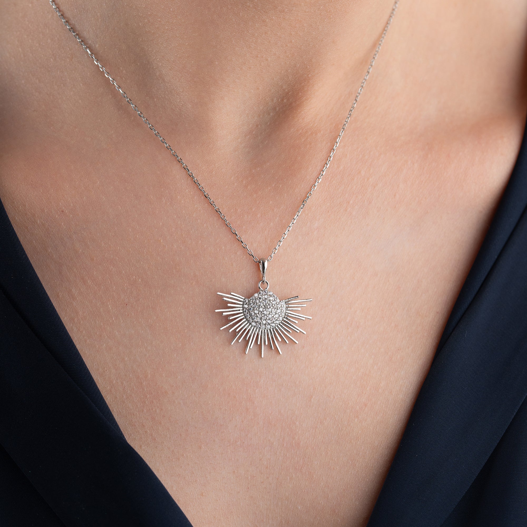 SUN KOLYE | 925 GÜMÜŞ