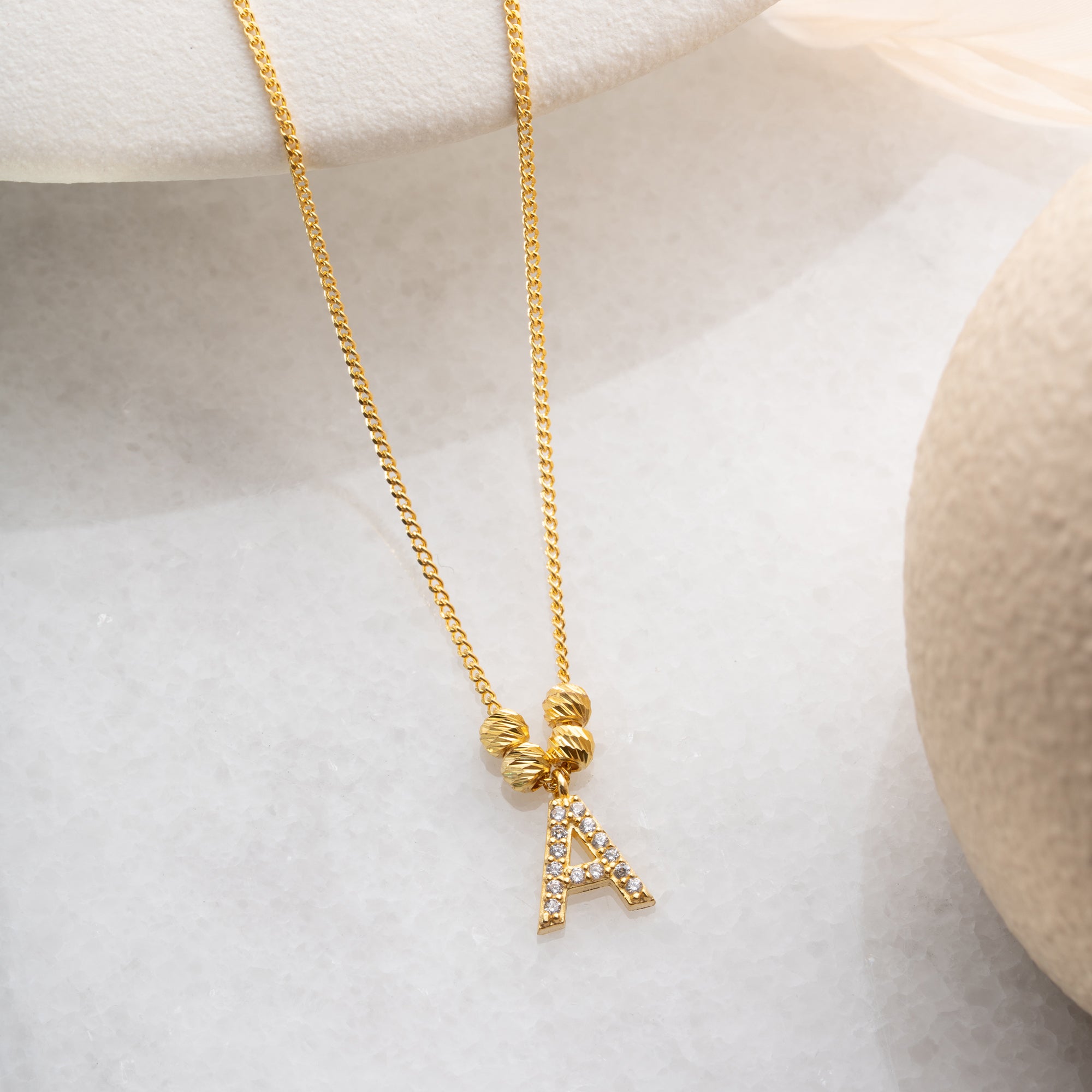 MİNİMAL DORİKA HARF KOLYE | 925 GÜMÜŞ