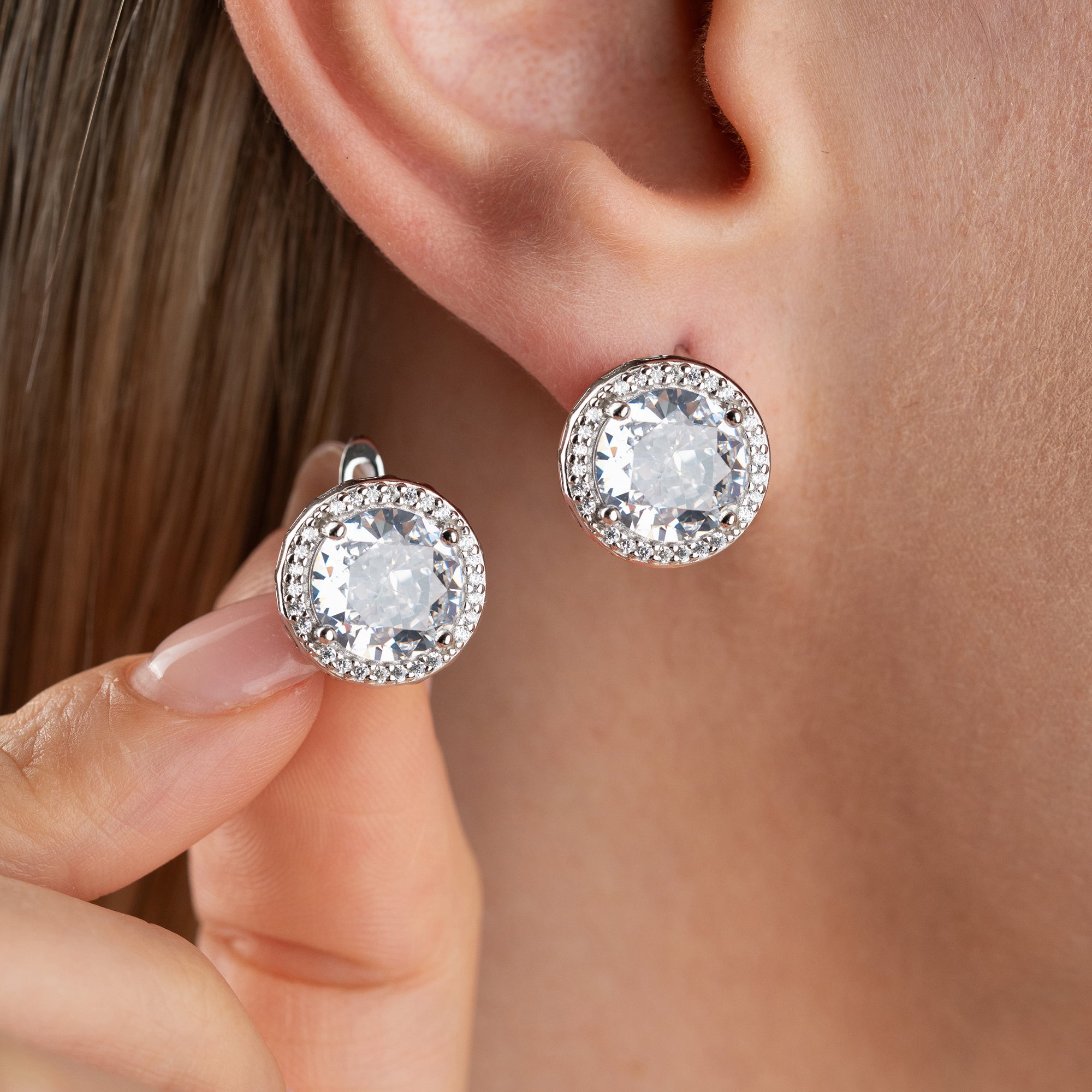 DİAMOND LUXE KÜPE | 925 GÜMÜŞ