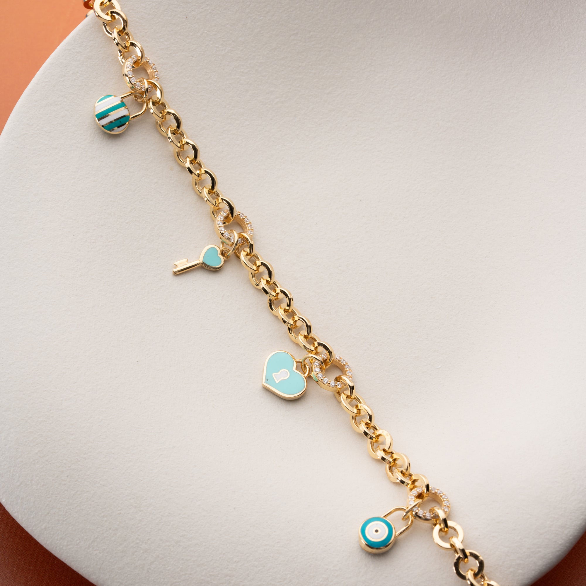 BLUE CHARM BİLEKLİK | 925 GÜMÜŞ