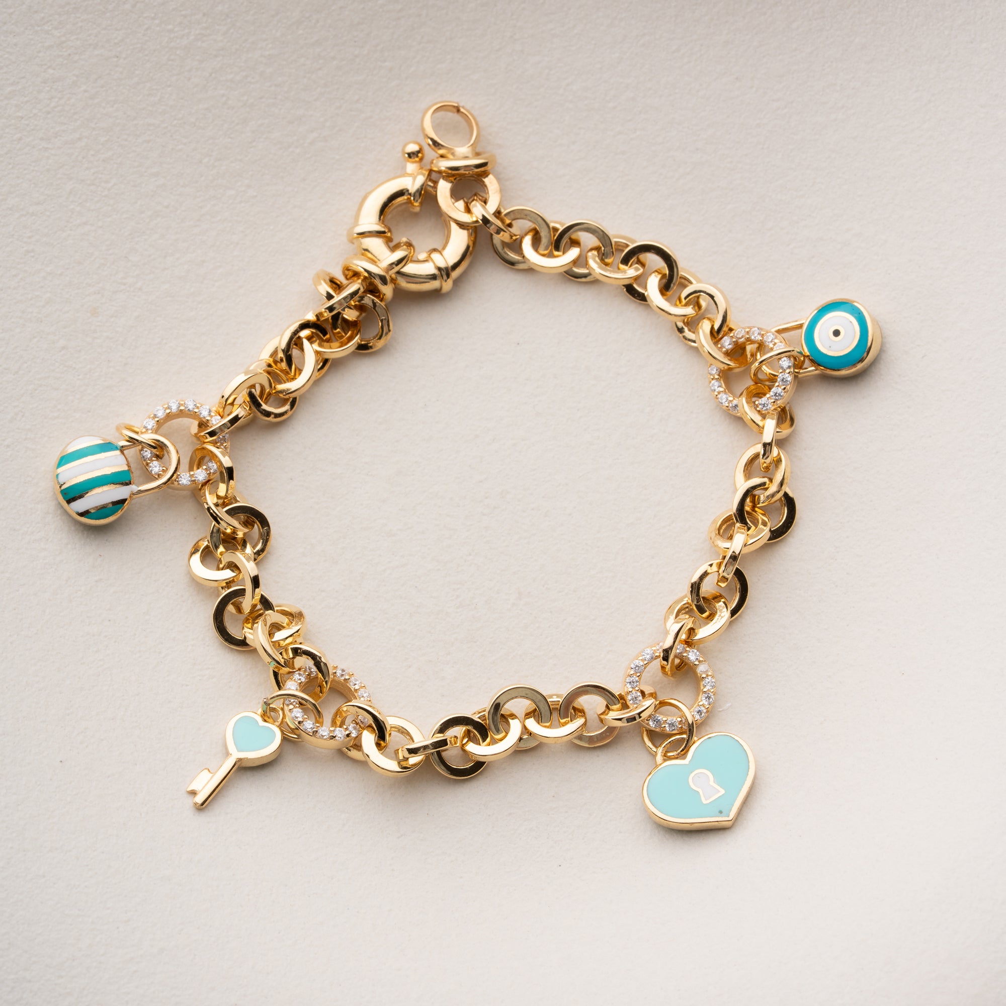 BLUE CHARM BİLEKLİK | 925 GÜMÜŞ