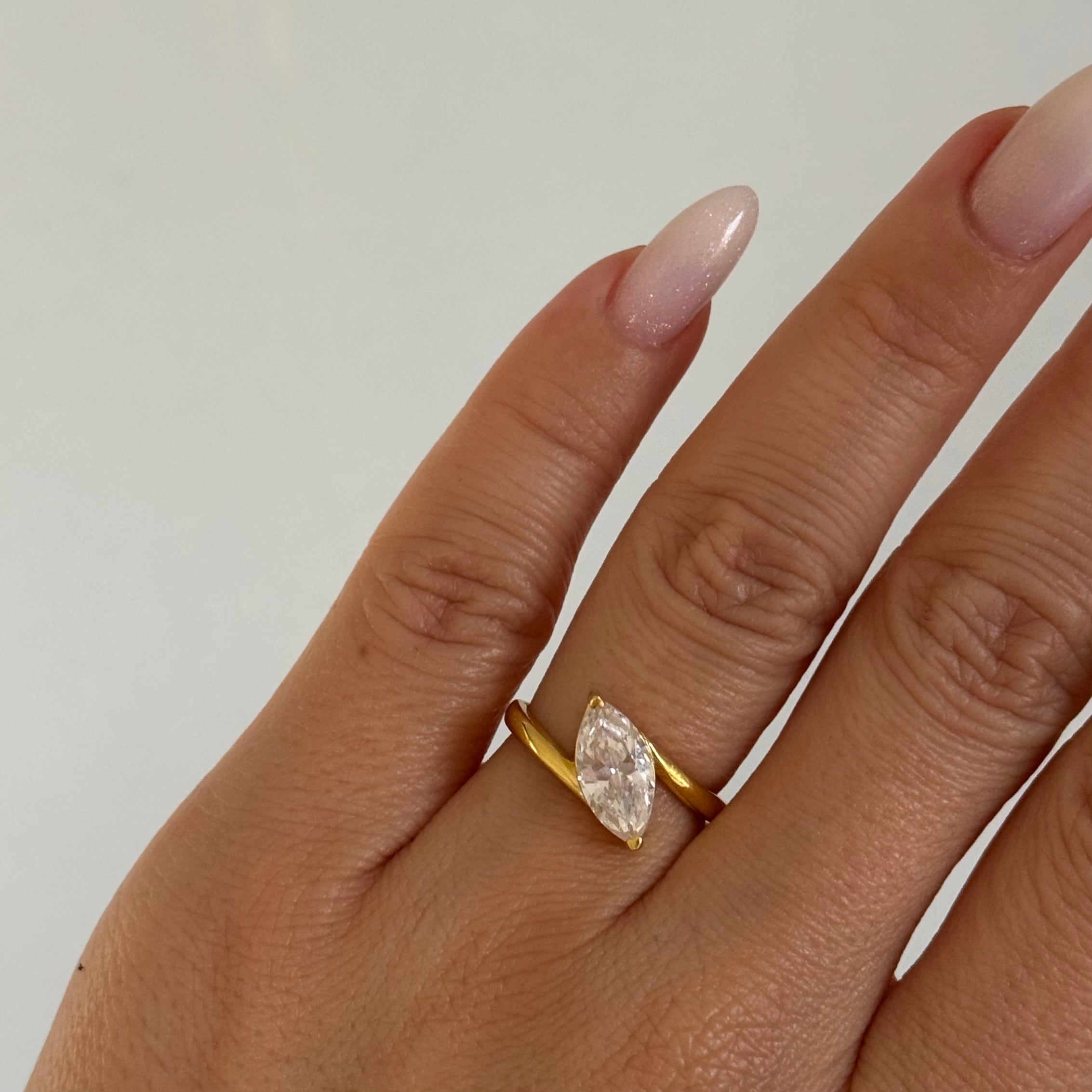 CROSS MARQUISE YÜZÜK | 925 GÜMÜŞ