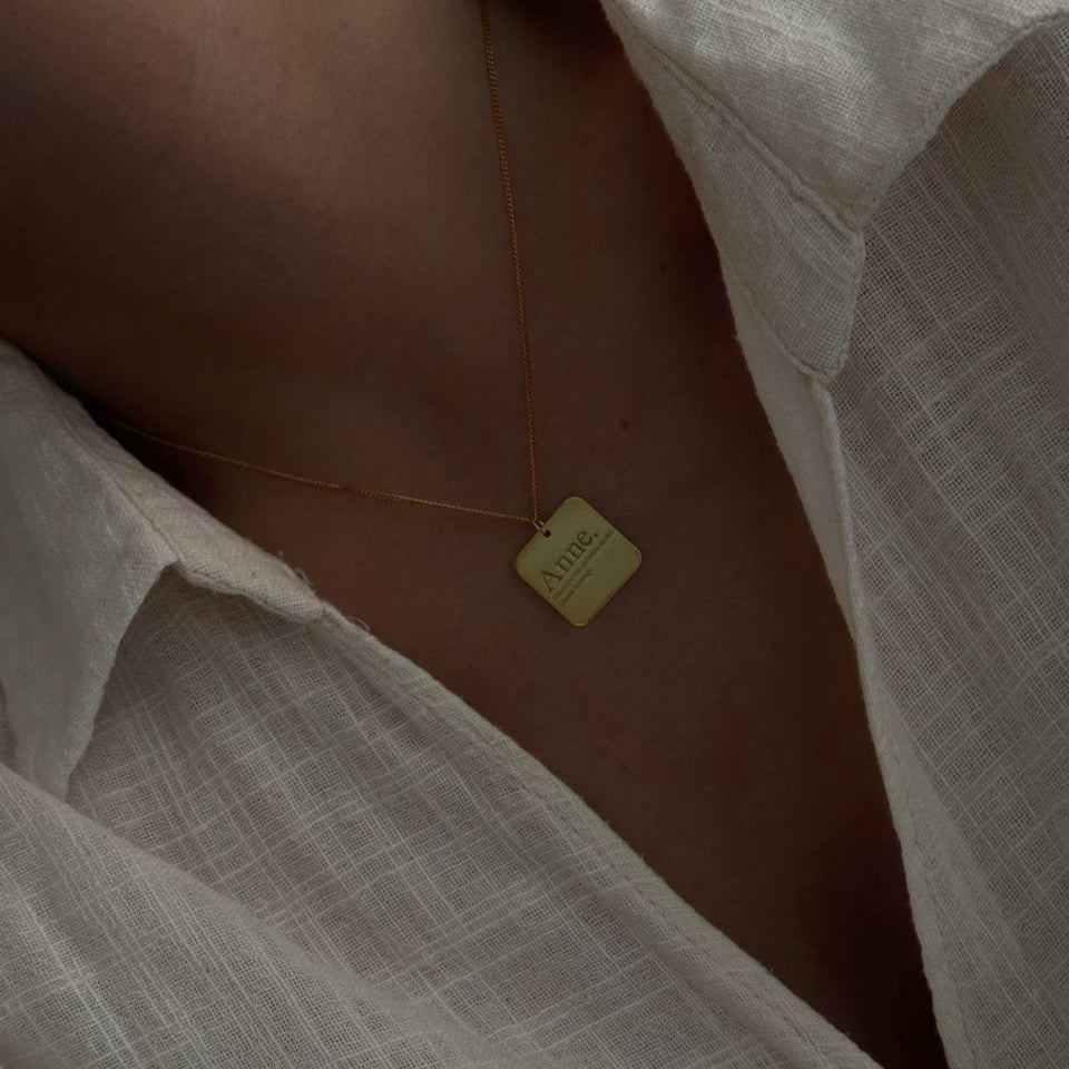 KARE ANNE KOLYESİ | 925 GÜMÜŞ