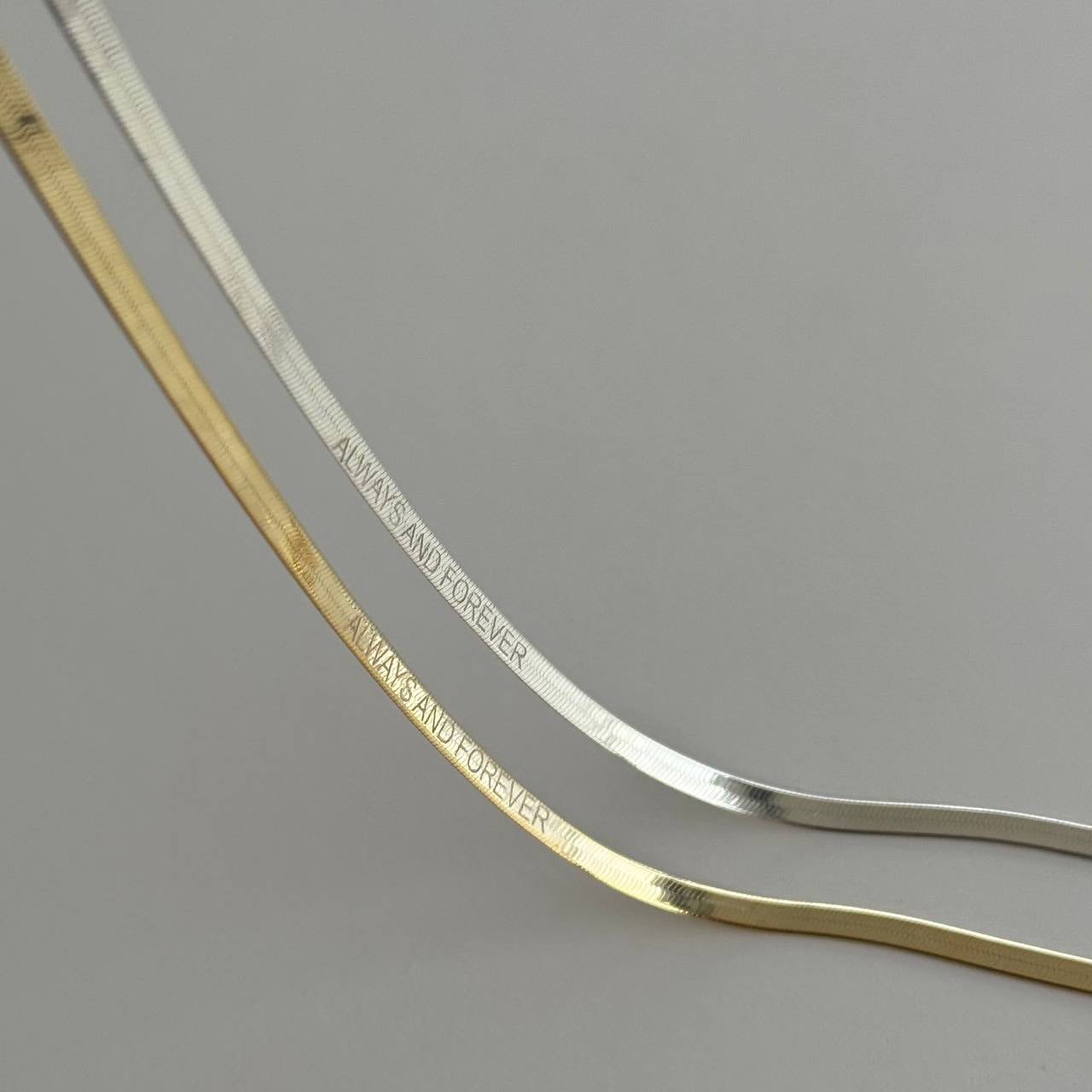 EZME ZİNCİR GRAVÜRLÜ BİLEKLİK | 925 GÜMÜŞ