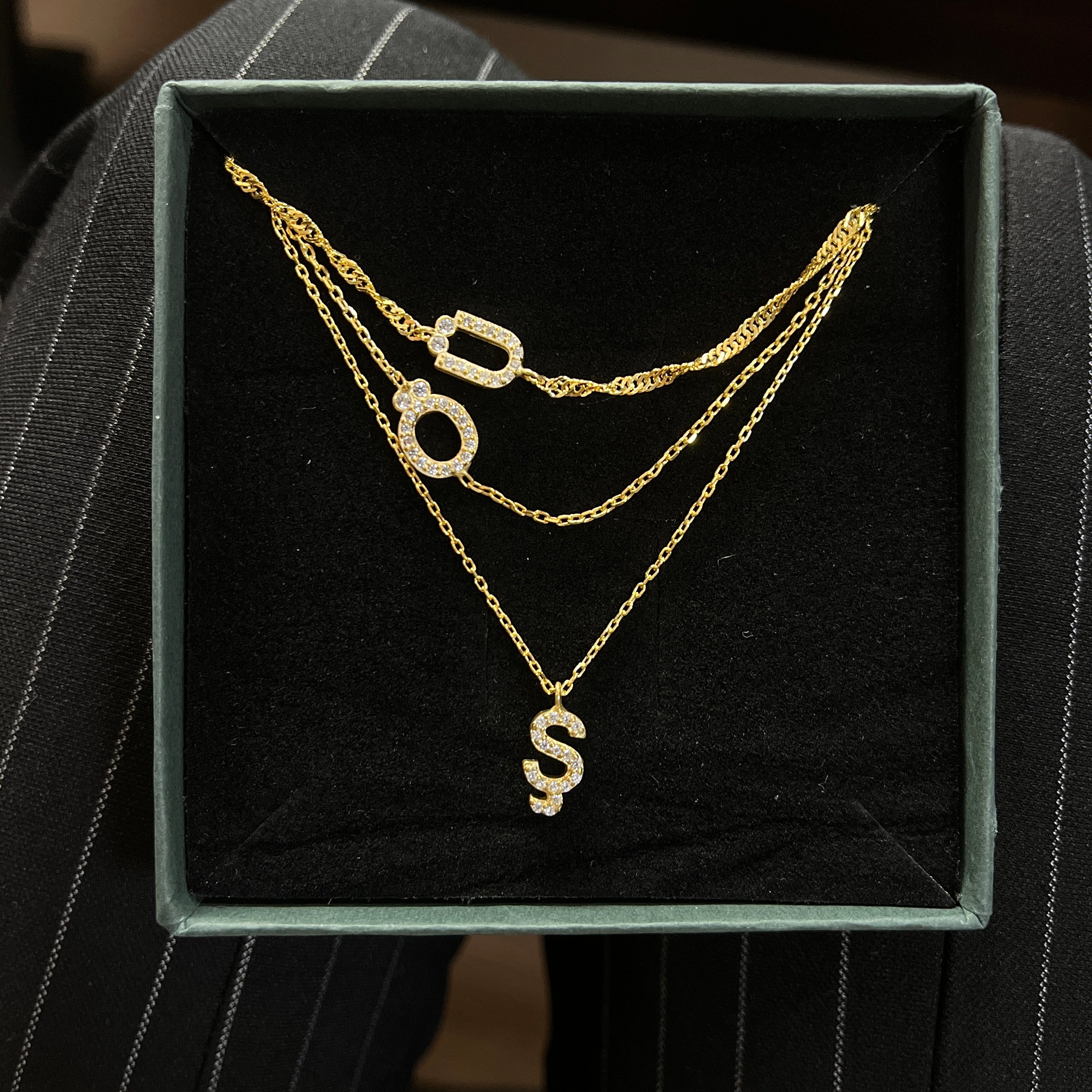 SİNGAPUR ZİNCİRLİ KÖPRÜCÜK HARF KOLYE | 925 GÜMÜŞ